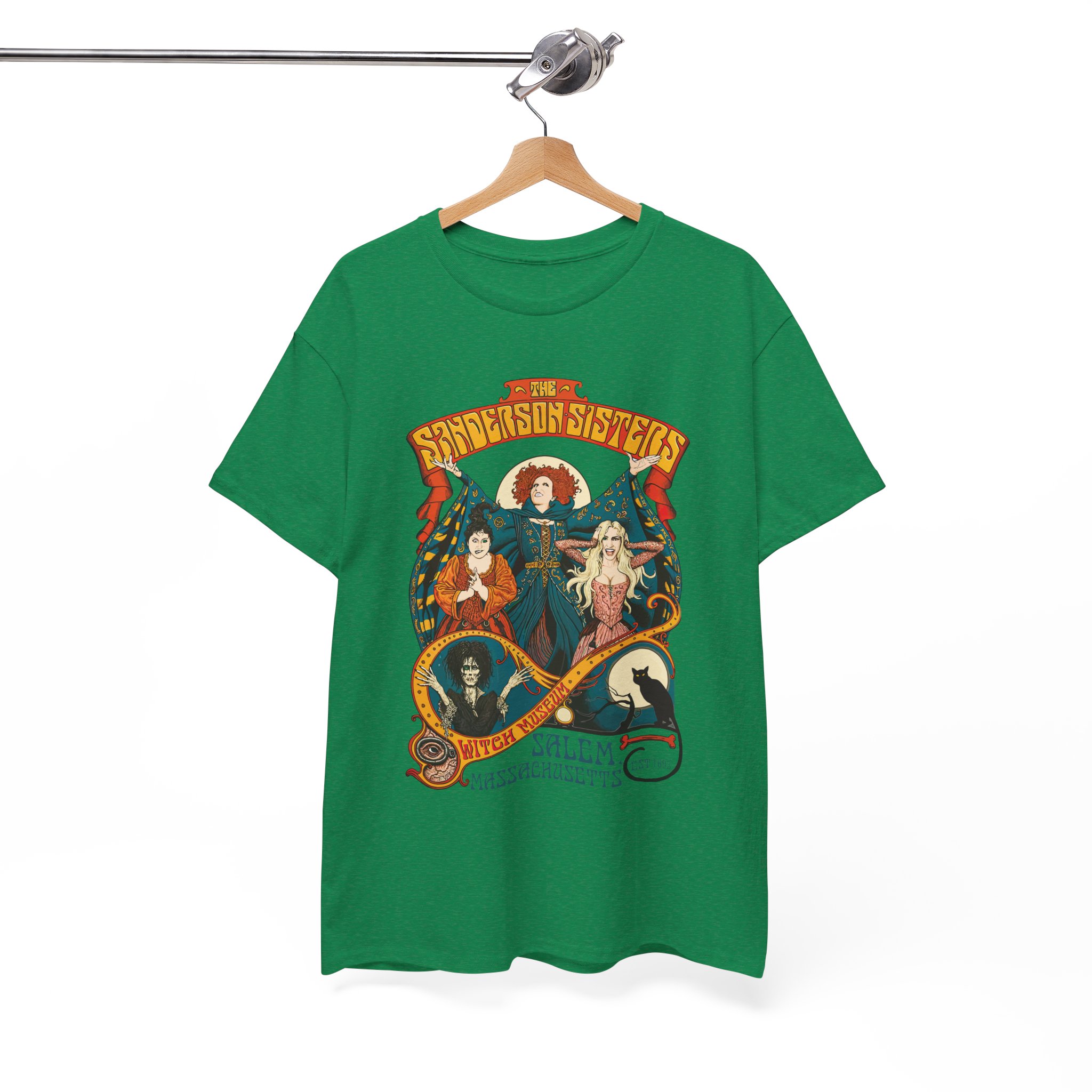 Witches of Sanderson Sisters Retro Halloween Spellbound T-Shirt - Image 6