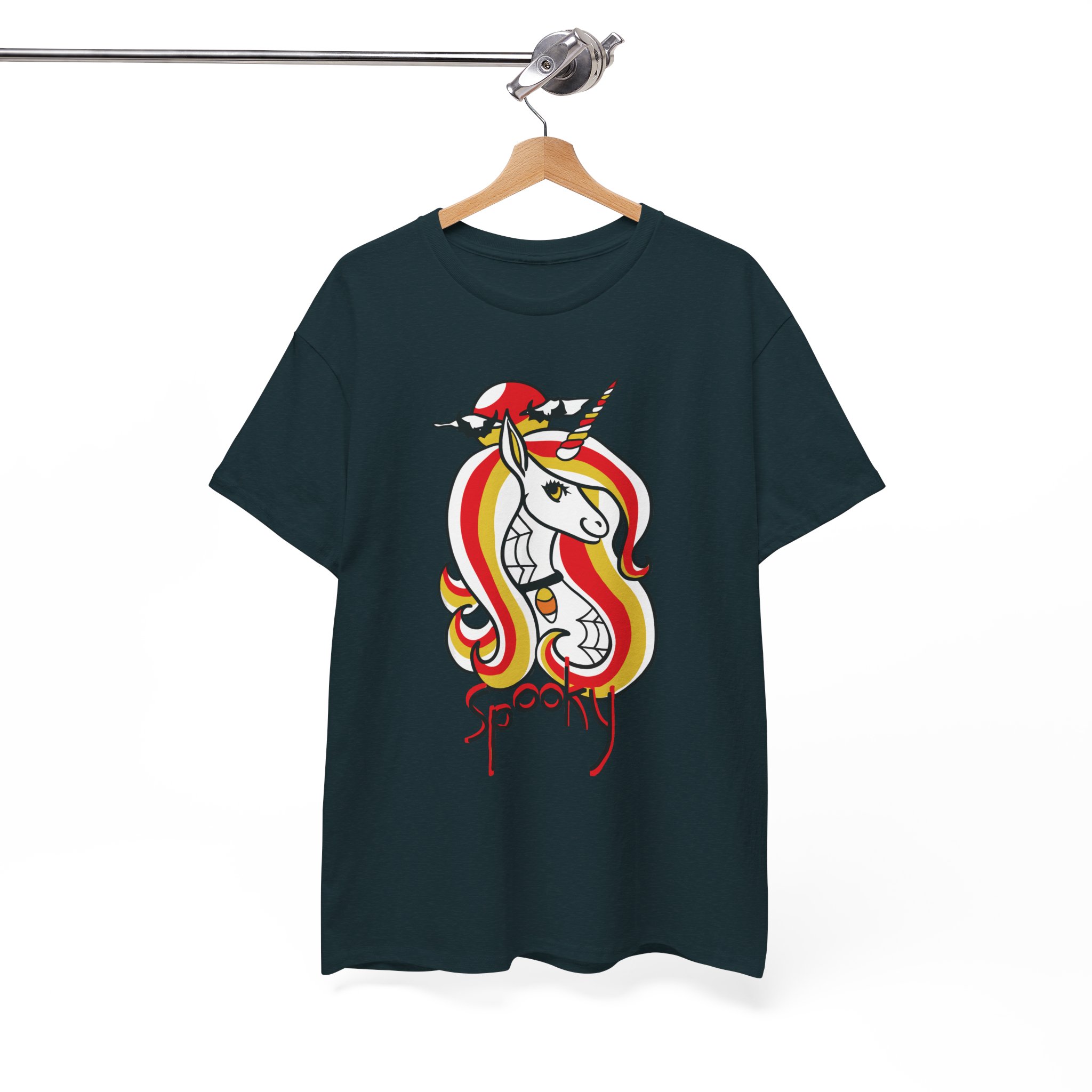 Unicorn 'Spooky' Halloween T-Shirt - Image 7