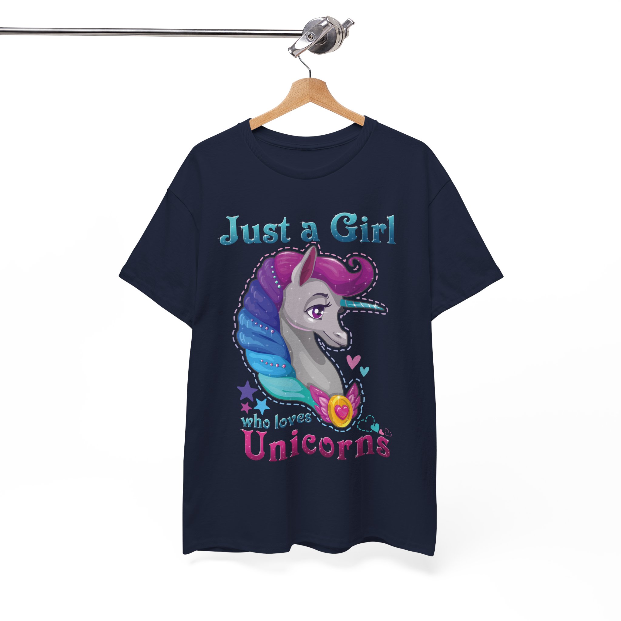 Just a Girl Who Loves Unicorns T-Shirt