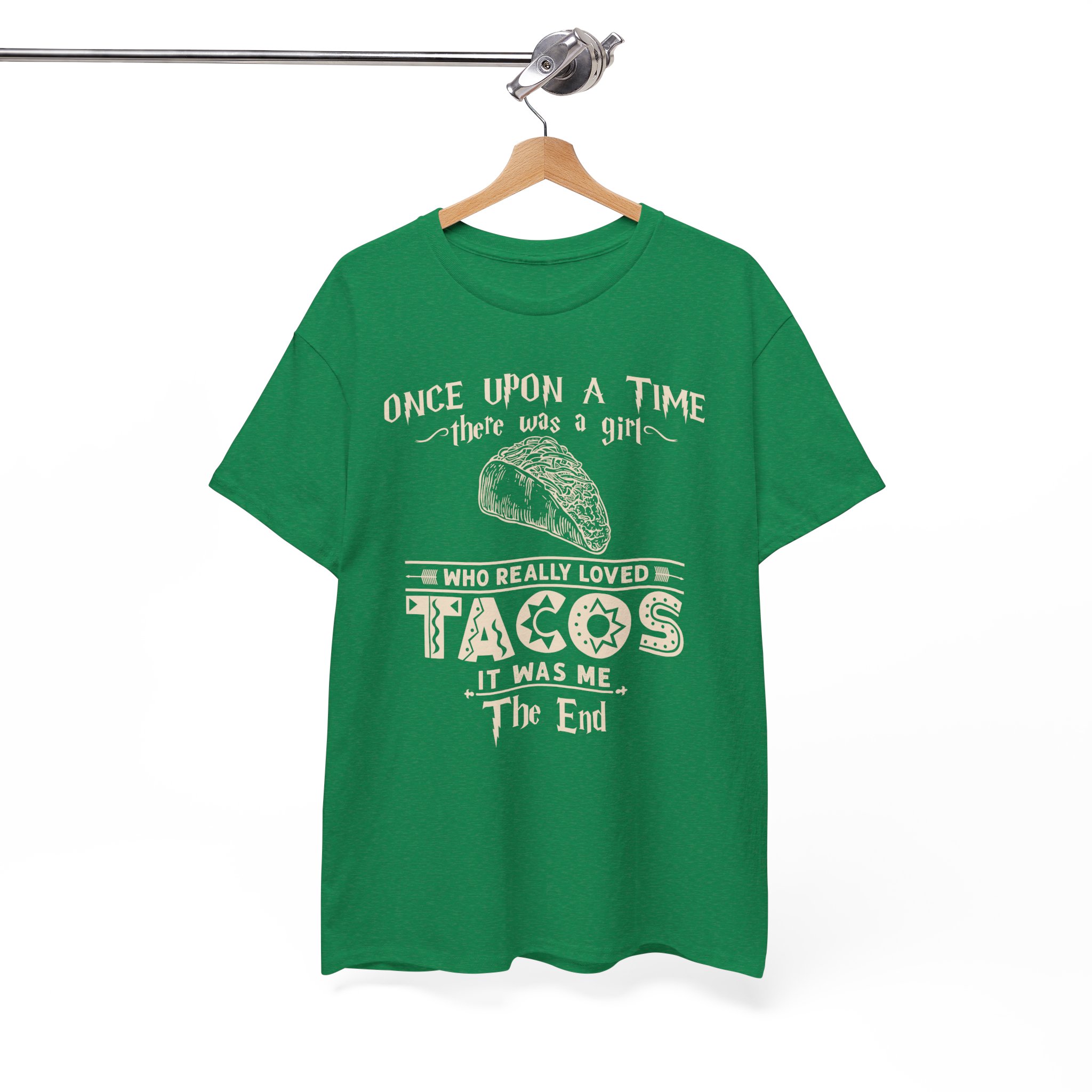 Once Upon a Time There Was a Girl Who Really Loved Tacos Vintage Taco Tee - Image 6