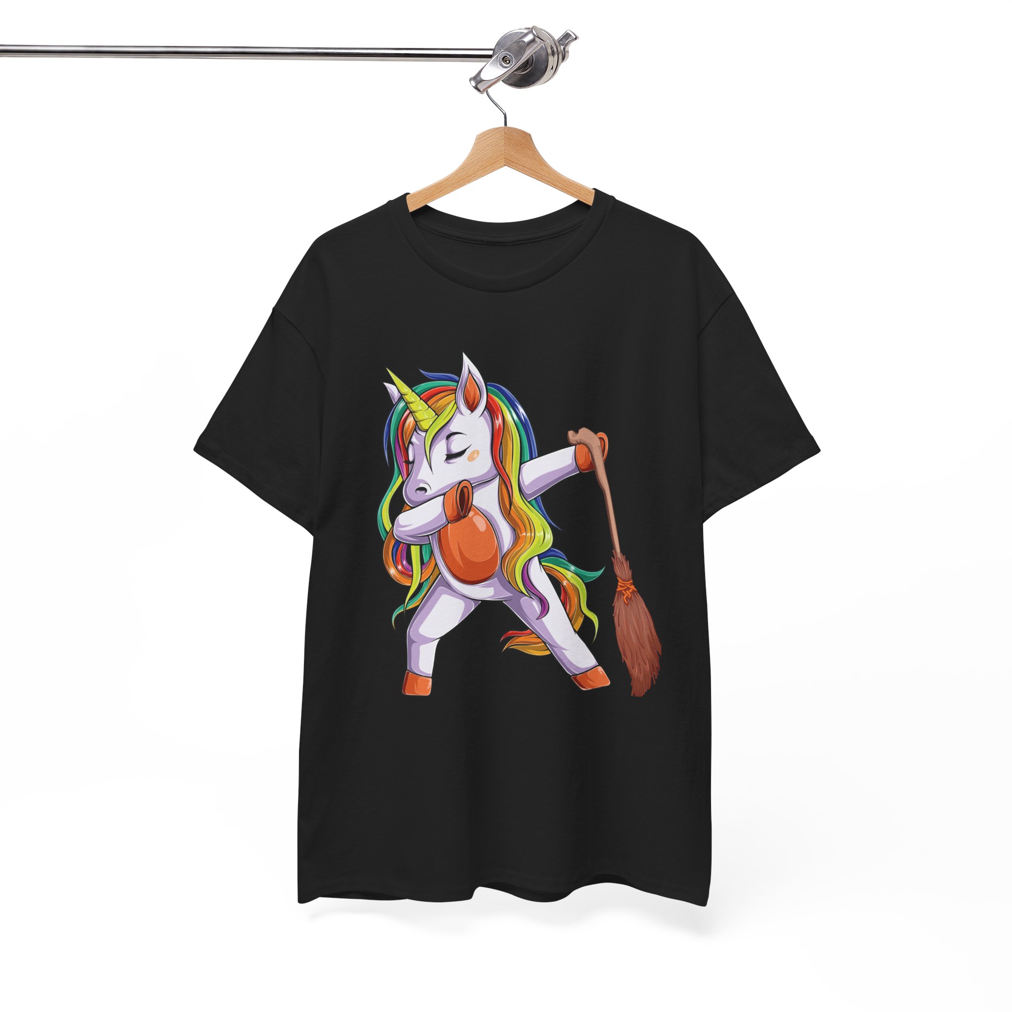 Dabbing Unicorn T-Shirt - Funny Rainbow Unicorn Dancing Design - Image 3