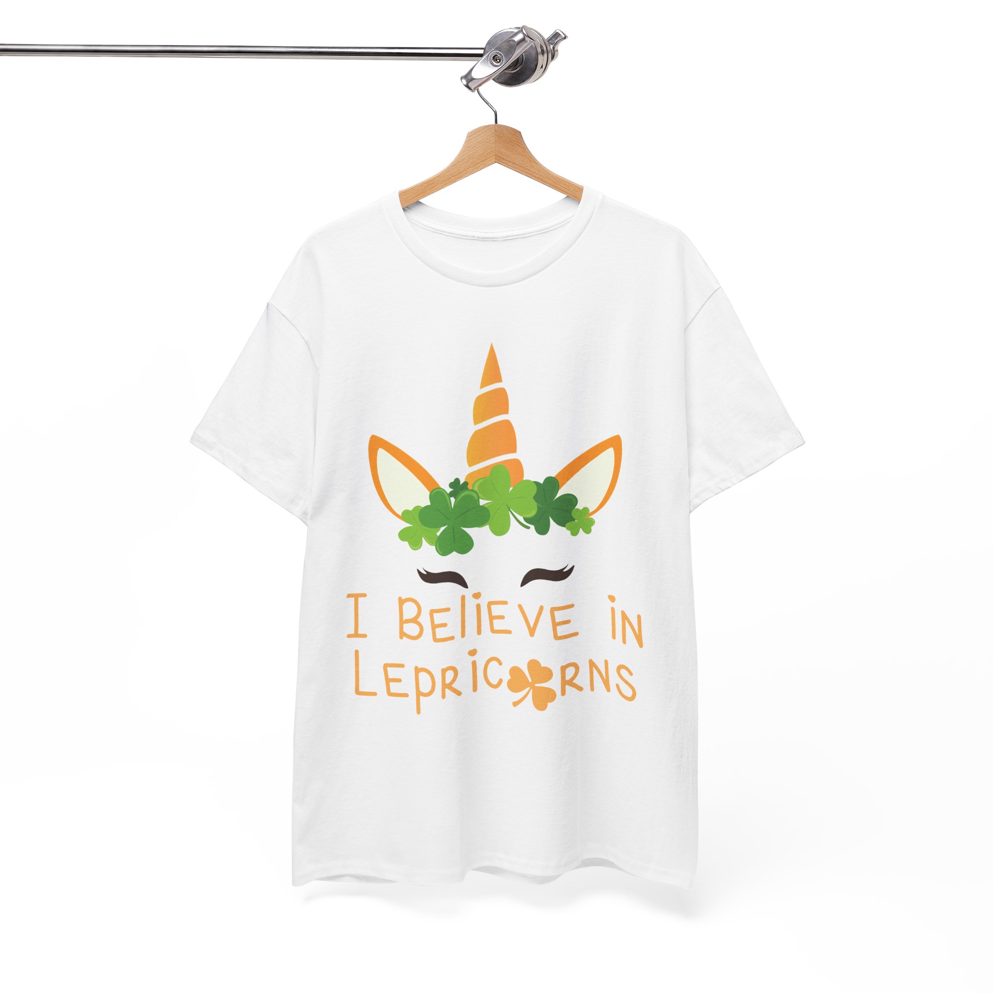 "I Believe in Lepricorns" St. Patrick’s Day Unicorn Tee - Image 2