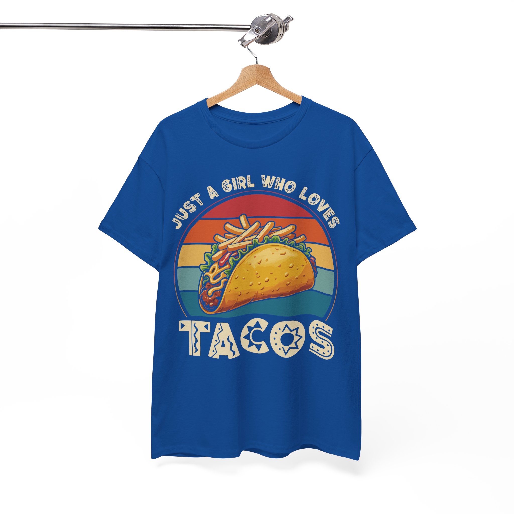 Just a Girl Who Loves Tacos Retro Taco Tee - Image 9