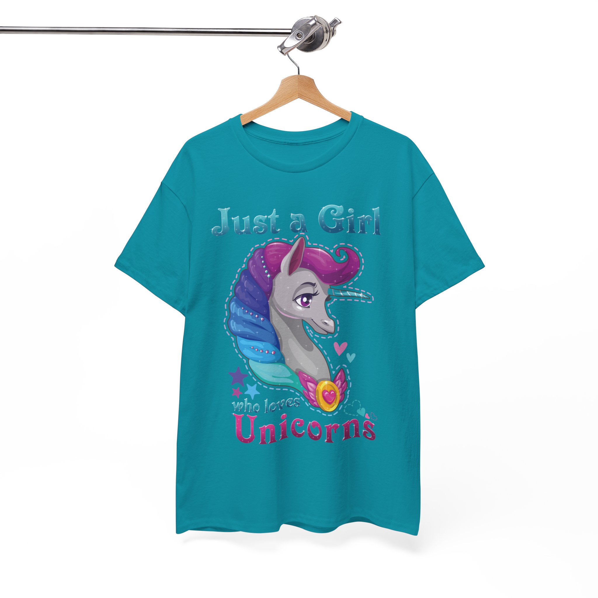 Just a Girl Who Loves Unicorns T-Shirt - Image 11