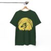 Witch Riding Broom With The Bunny Halloween Tee
