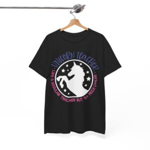 Unicorn Teacher T-Shirt - "Like A Regular Teacher But So Much Cuter" Magic School Tee