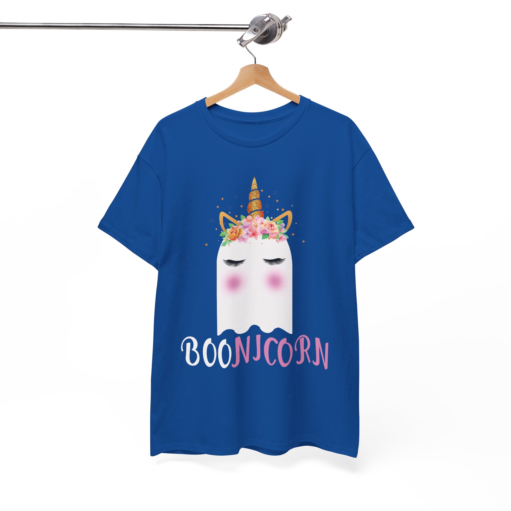 Boonicorn T-Shirt - Cute Ghost Unicorn Halloween Tee - Image 7