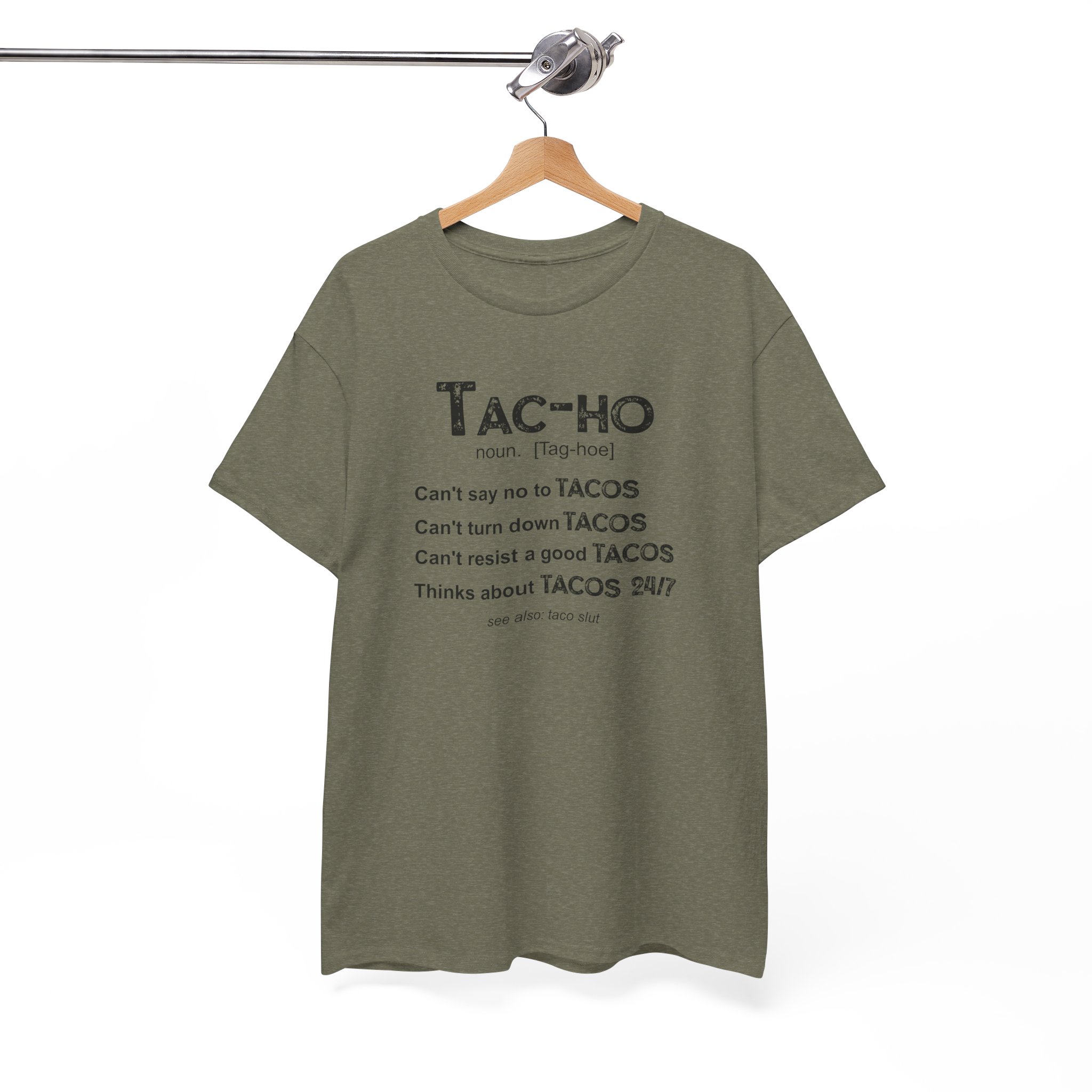 Tac-Ho Funny Tacos Definition Mexican Foodie Gift Shirt - Image 7