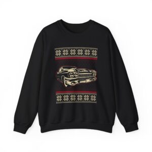 Classic Retro Muscle Car Christmas Ugly Sweater Design Sweatshirt