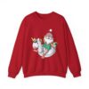 Santa on Unicorn Float Crewneck Sweatshirt
