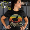 Personalized Magical Unicorn Vintage T-Shirt, Custom Year Retro Unicorn Gift