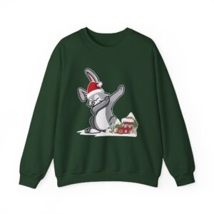 Christmas Bunny Dabbing Sweatshirt Gift