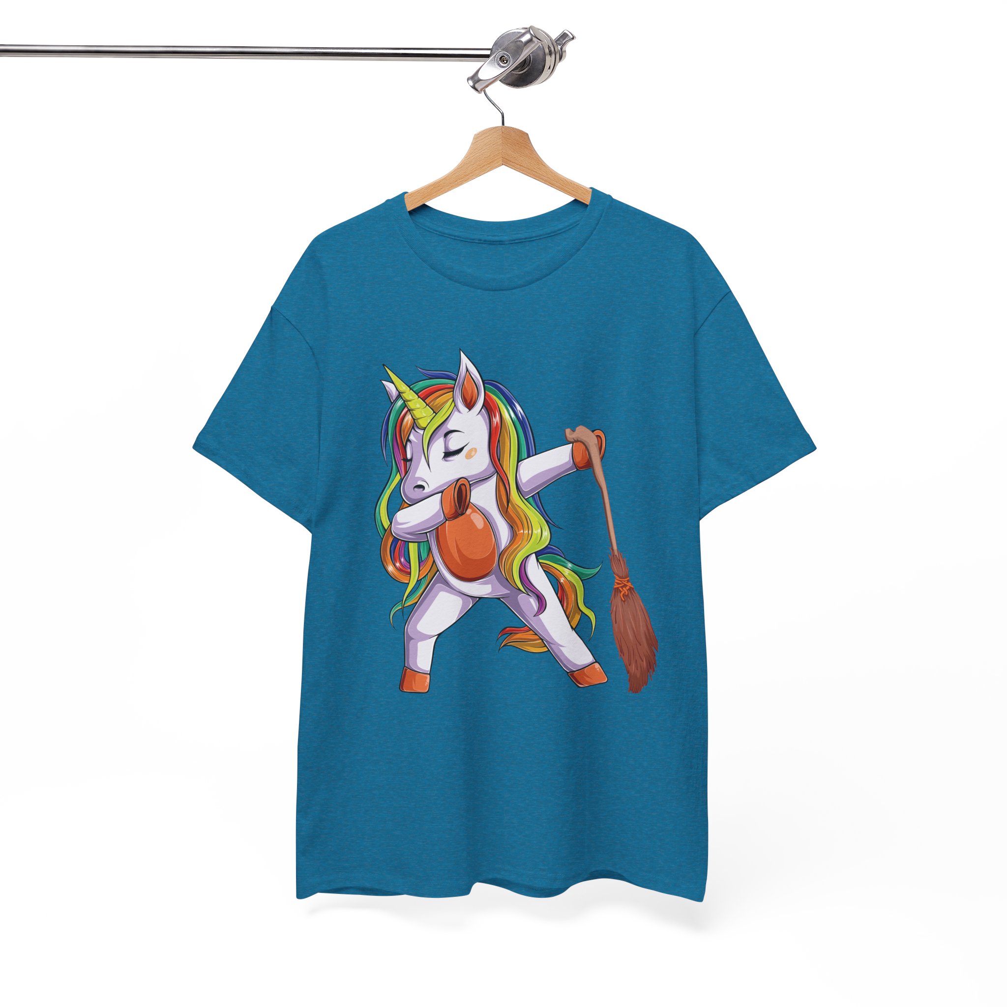 Dabbing Unicorn T-Shirt - Funny Rainbow Unicorn Dancing Design - Image 8