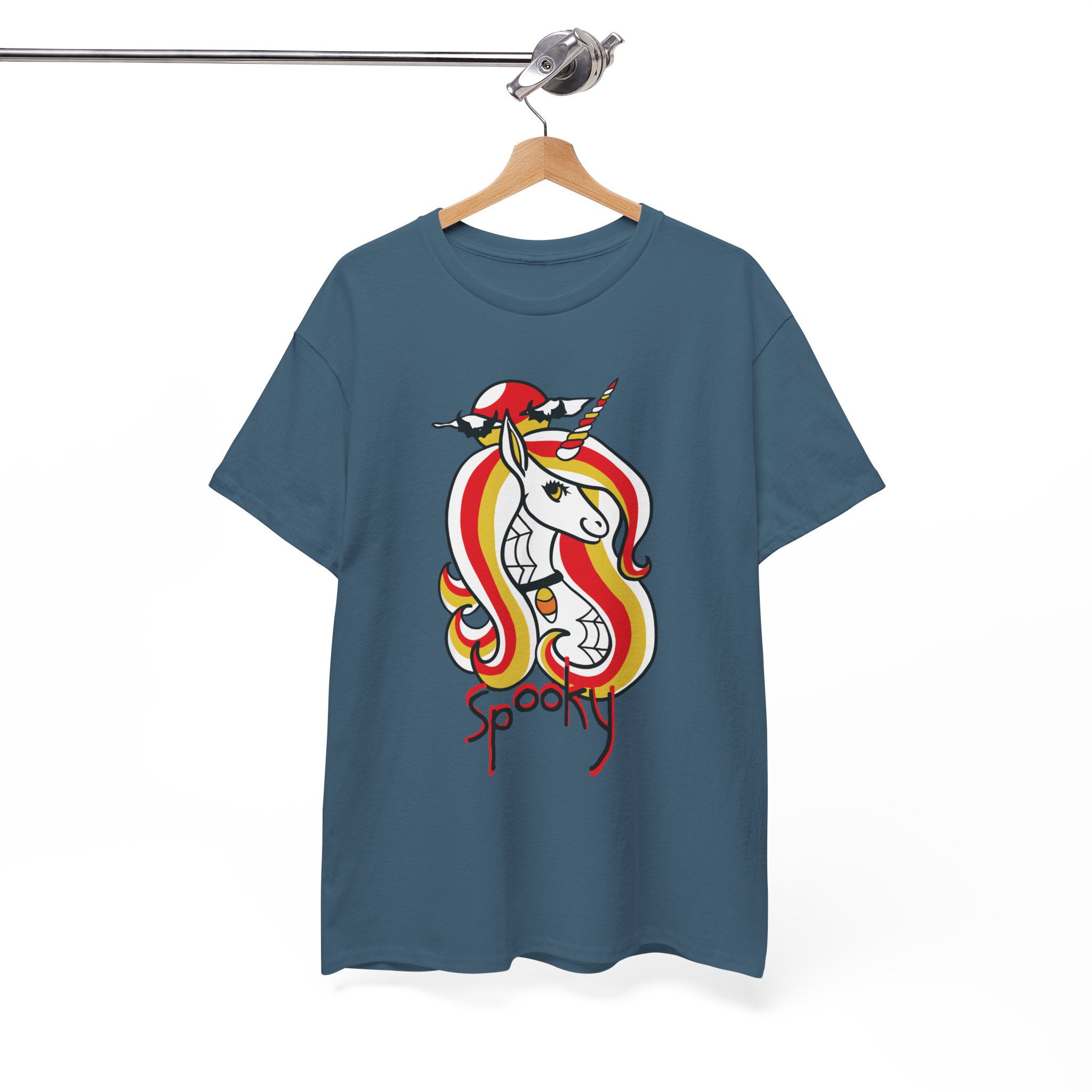 Unicorn 'Spooky' Halloween T-Shirt - Image 8