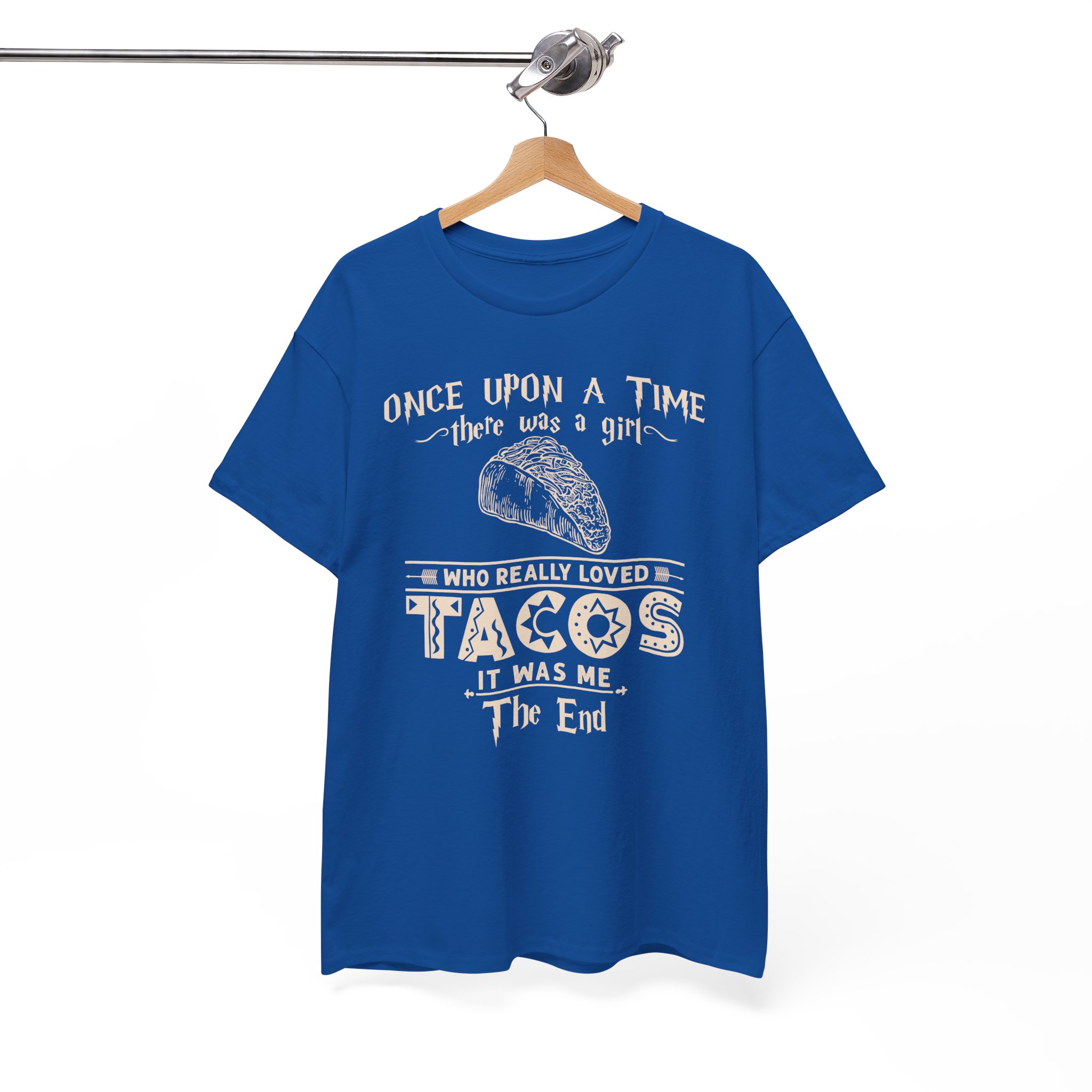 Once Upon a Time There Was a Girl Who Really Loved Tacos Vintage Taco Tee - Image 9