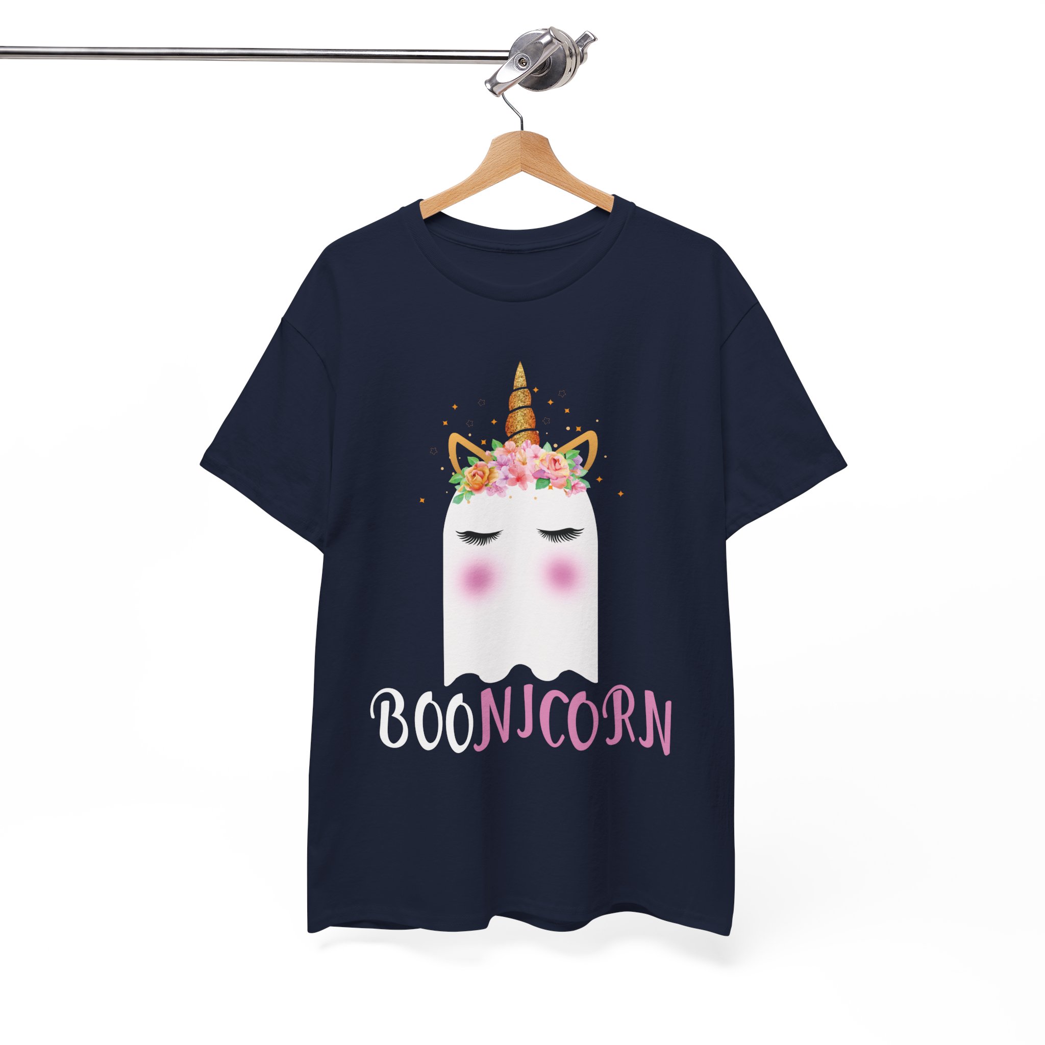 Boonicorn T-Shirt - Cute Ghost Unicorn Halloween Tee - Image 8
