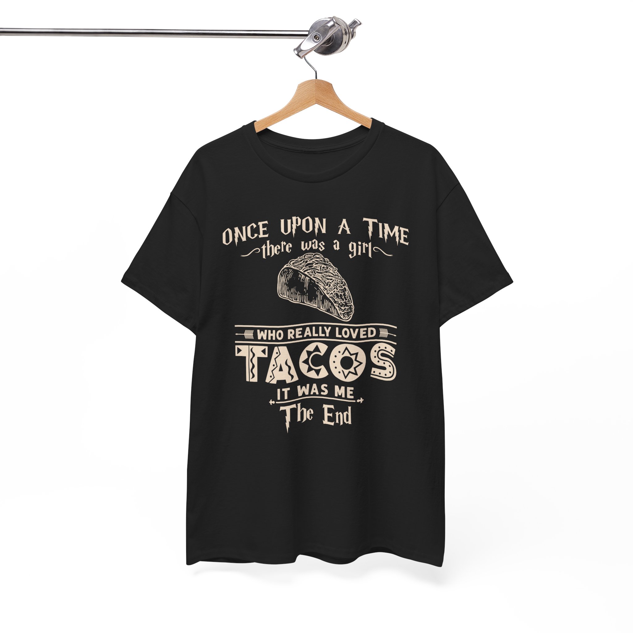 Once Upon a Time There Was a Girl Who Really Loved Tacos Vintage Taco Tee