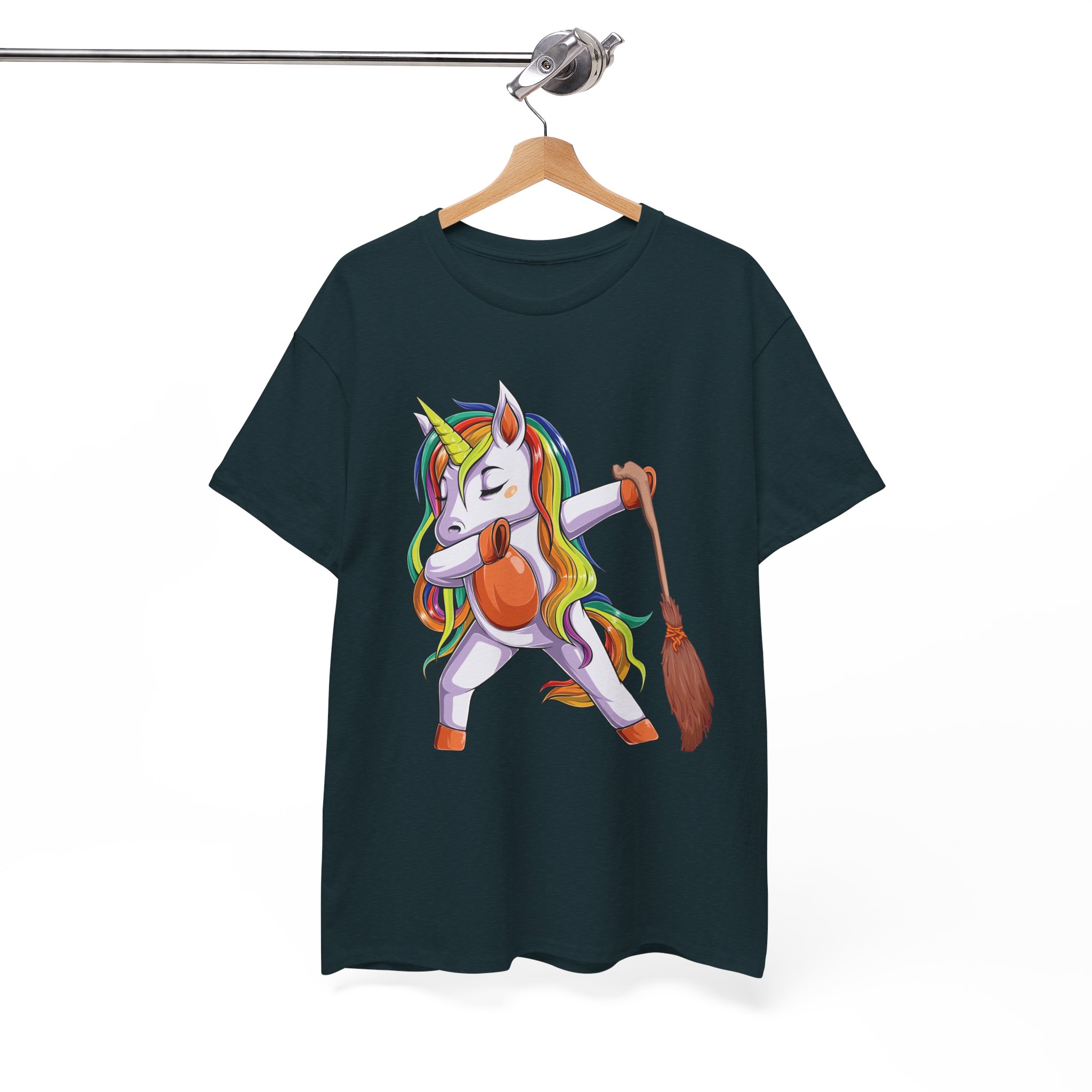 Dabbing Unicorn T-Shirt - Funny Rainbow Unicorn Dancing Design