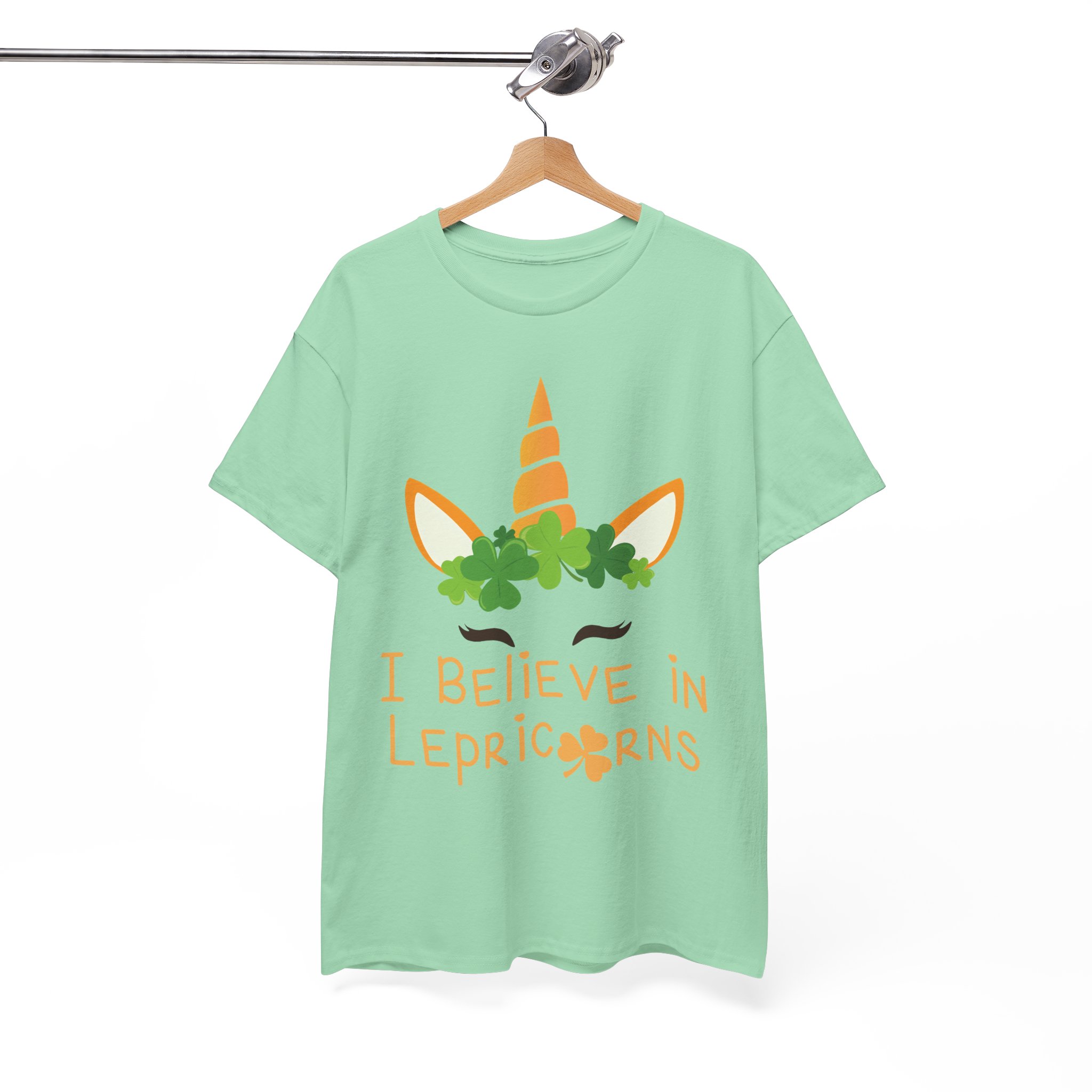 "I Believe in Lepricorns" St. Patrick’s Day Unicorn Tee - Image 4