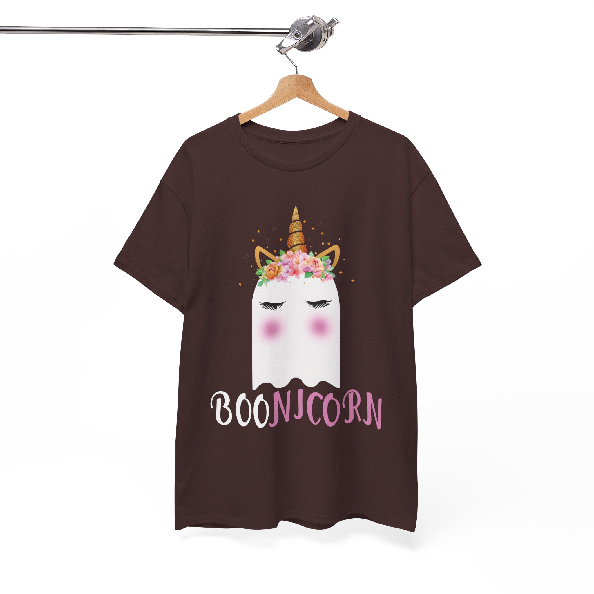 Boonicorn T-Shirt - Cute Ghost Unicorn Halloween Tee - Image 2