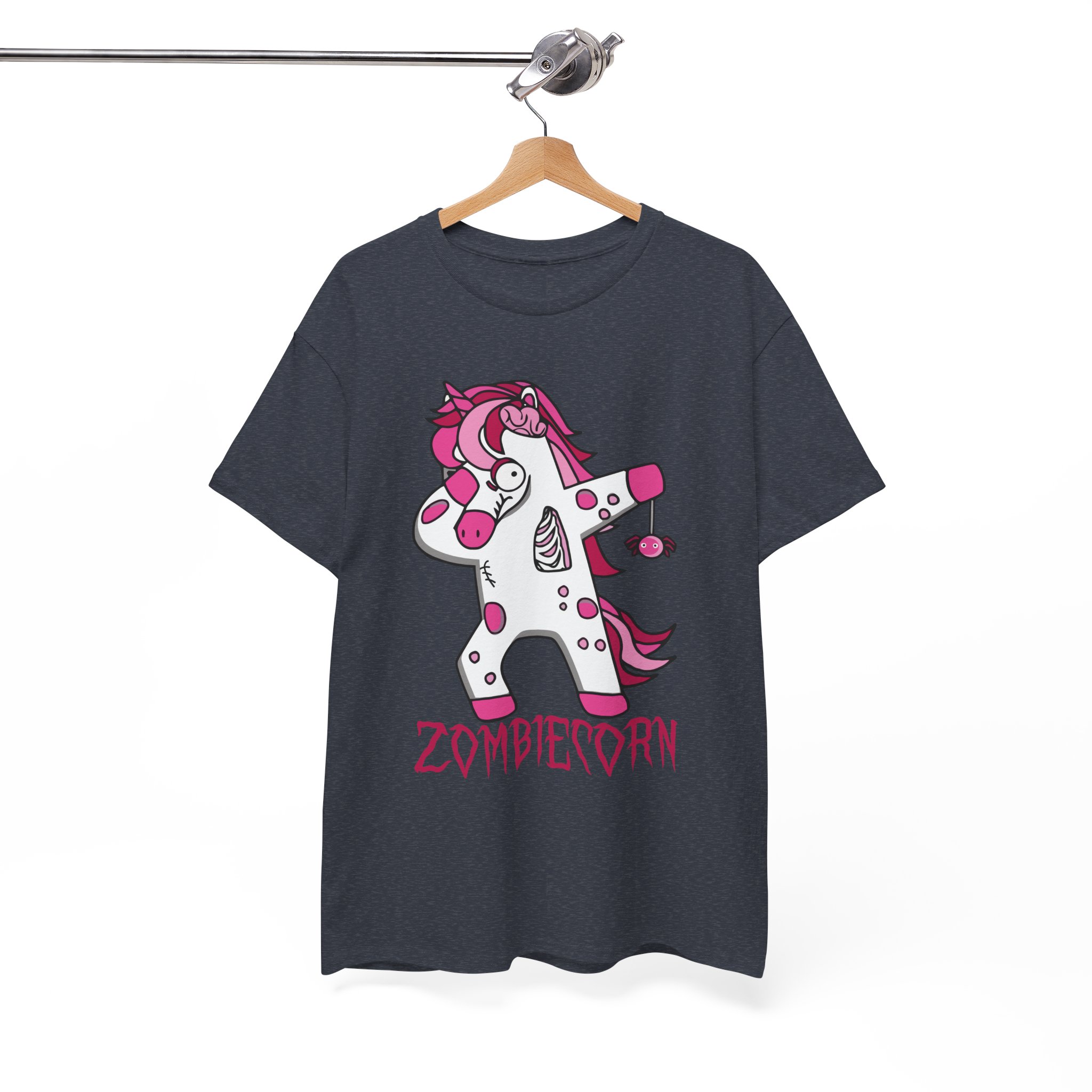 Zombiecorn Dabbing Unicorn Tee - Cute Pink Zombie Unicorn Shirt for Halloween - Image 10