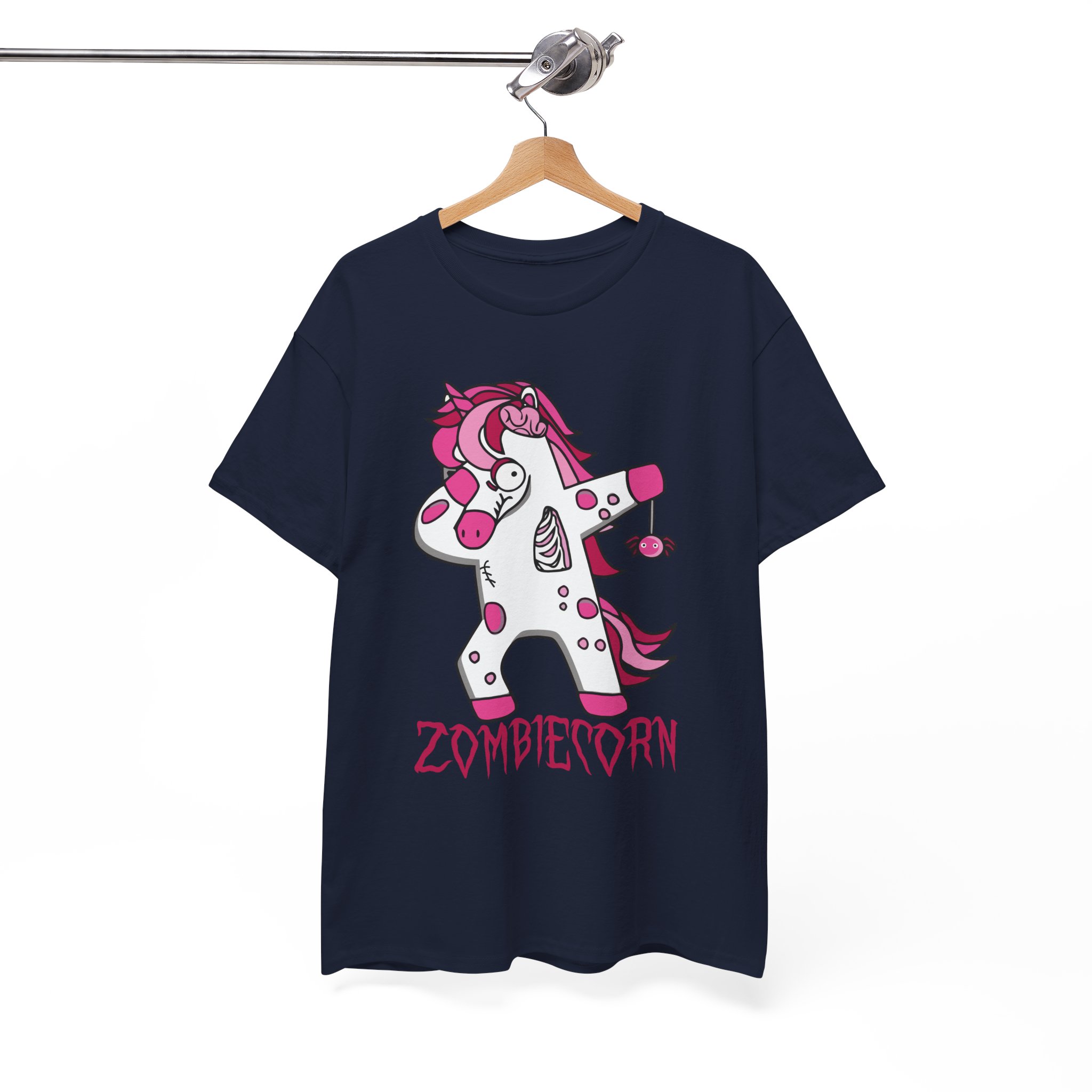 Zombiecorn Dabbing Unicorn Tee - Cute Pink Zombie Unicorn Shirt for Halloween - Image 9