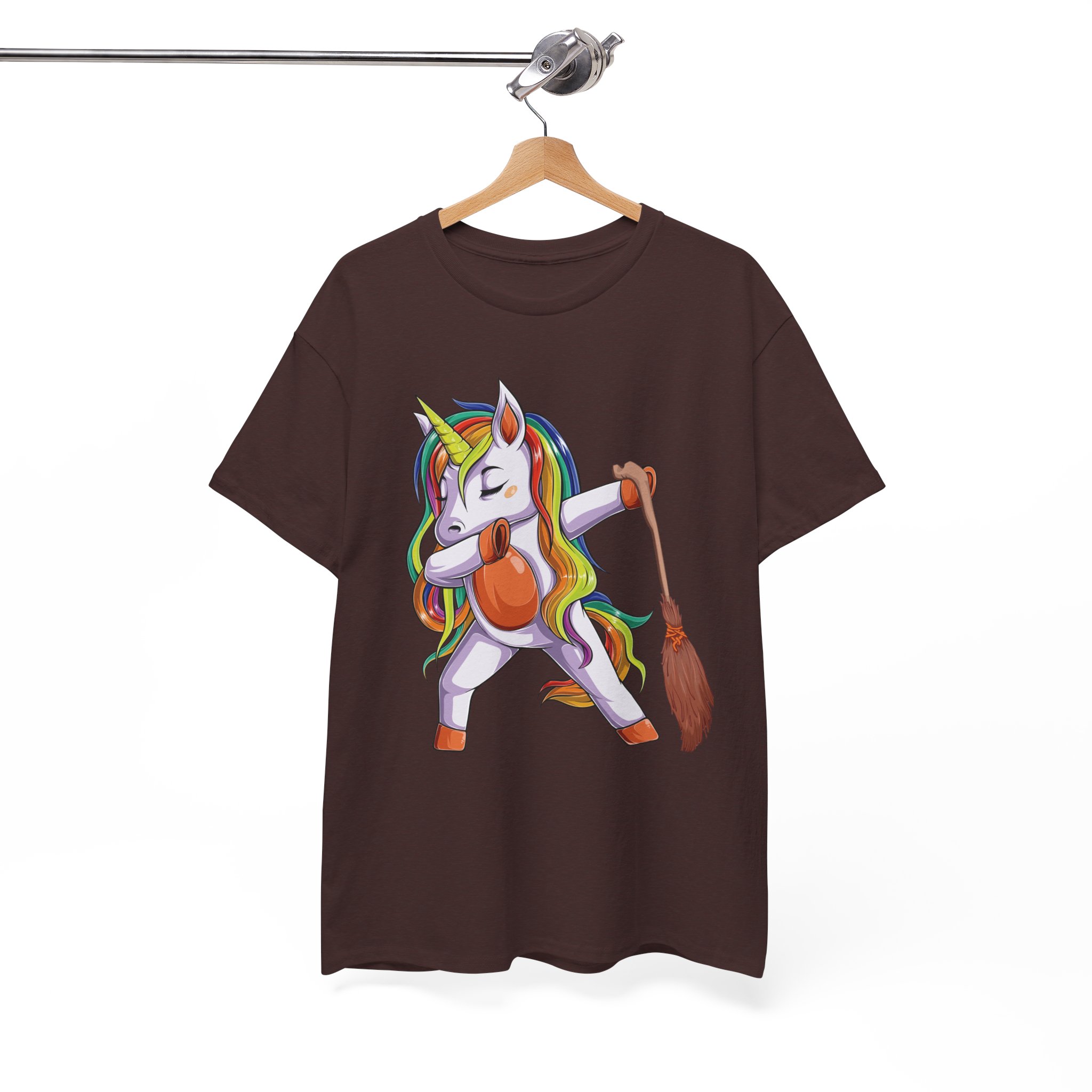 Dabbing Unicorn T-Shirt - Funny Rainbow Unicorn Dancing Design - Image 2