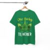 One Lucky Teacher T-Shirt - St. Patrick’s Day Unicorn Shamrock Tee for Educators