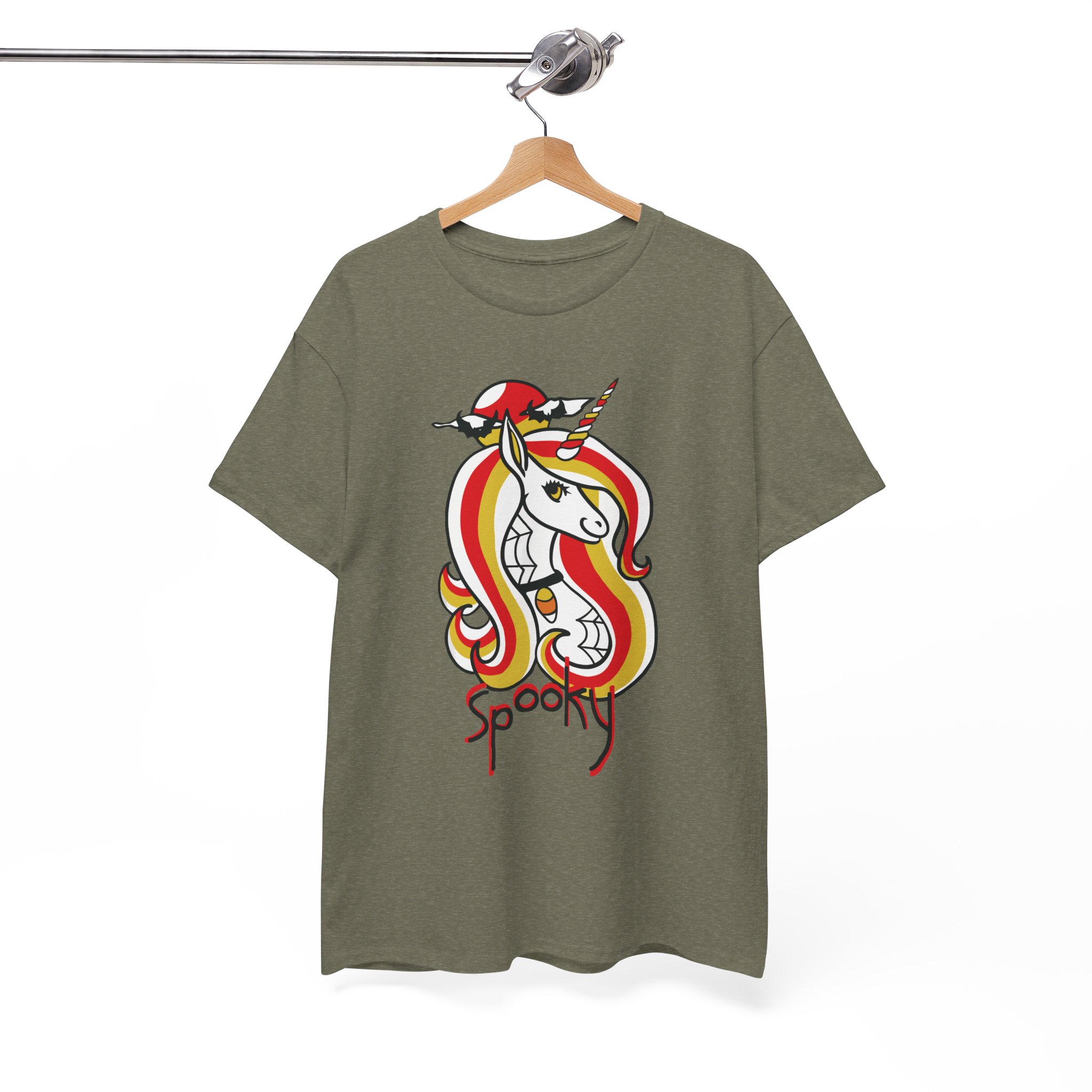 Unicorn 'Spooky' Halloween T-Shirt - Image 4