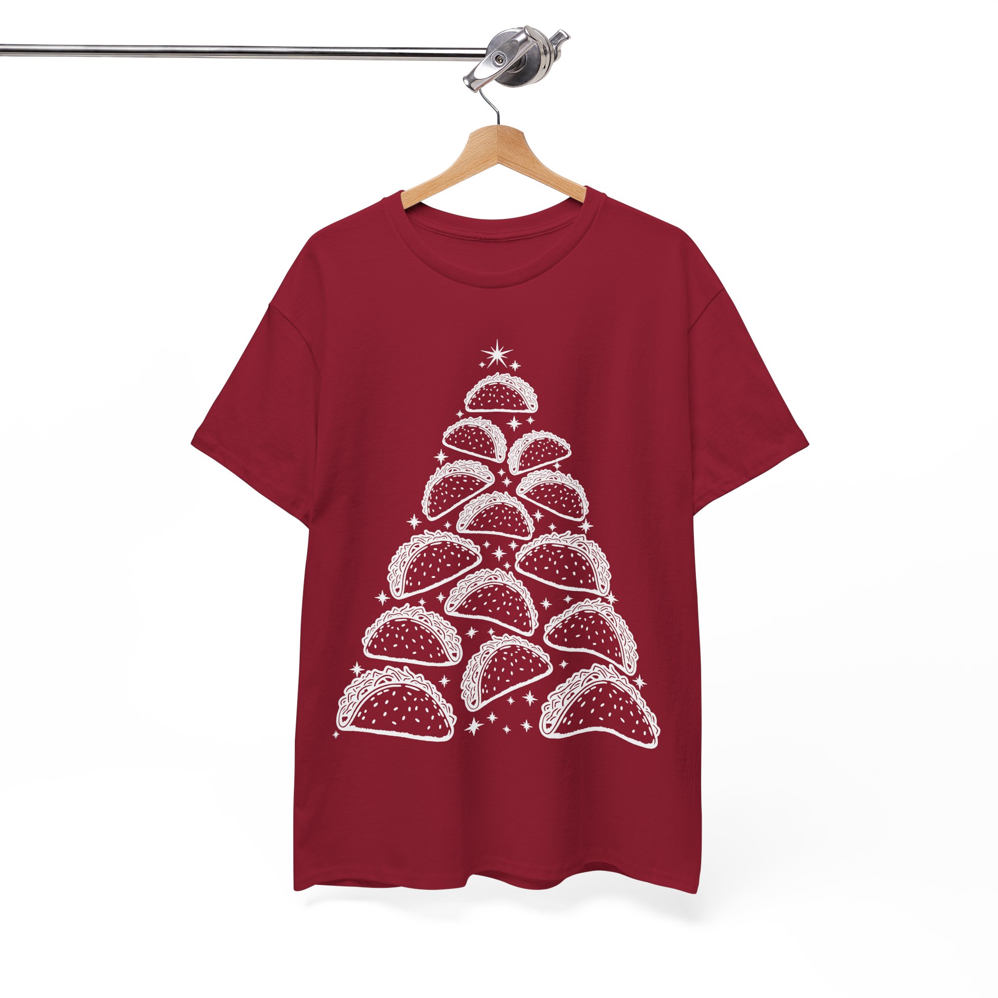 Funny Christmas Taco Shirt - Taco Christmas Tree Tee - Christmas Gift for Taco Lovers - Image 15