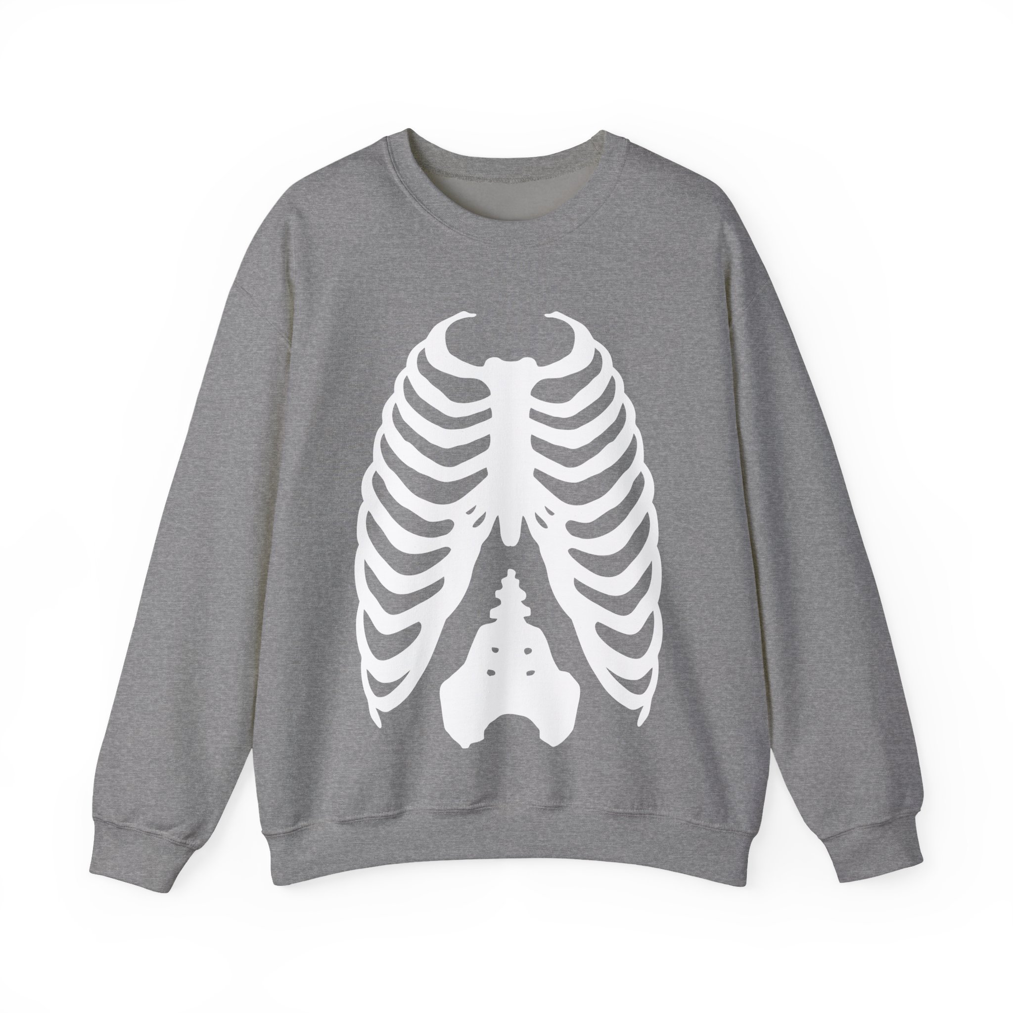 Skeleton Halloween Costume Sweatshirt - Image 9