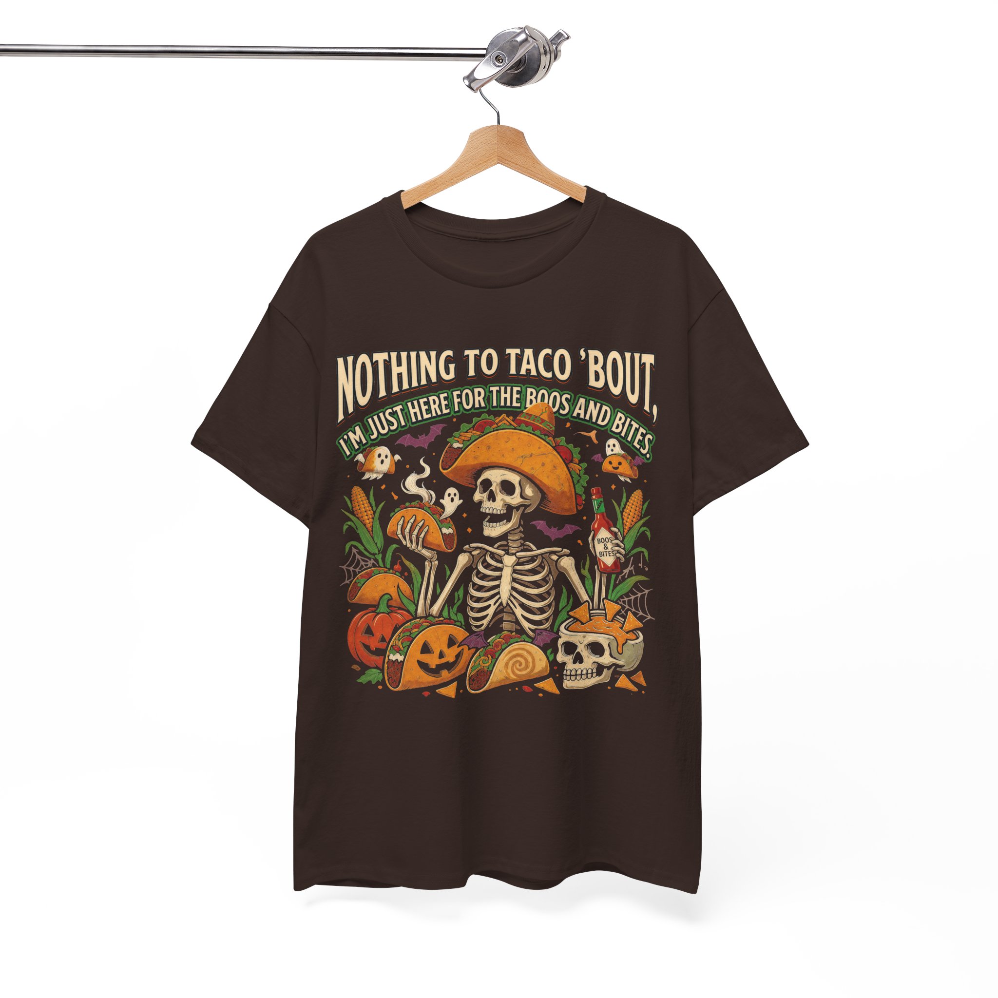 Nothing to Taco 'Bout Halloween Shirt - Funny Taco Halloween Party T-Shirt for Taco Lovers - Image 4