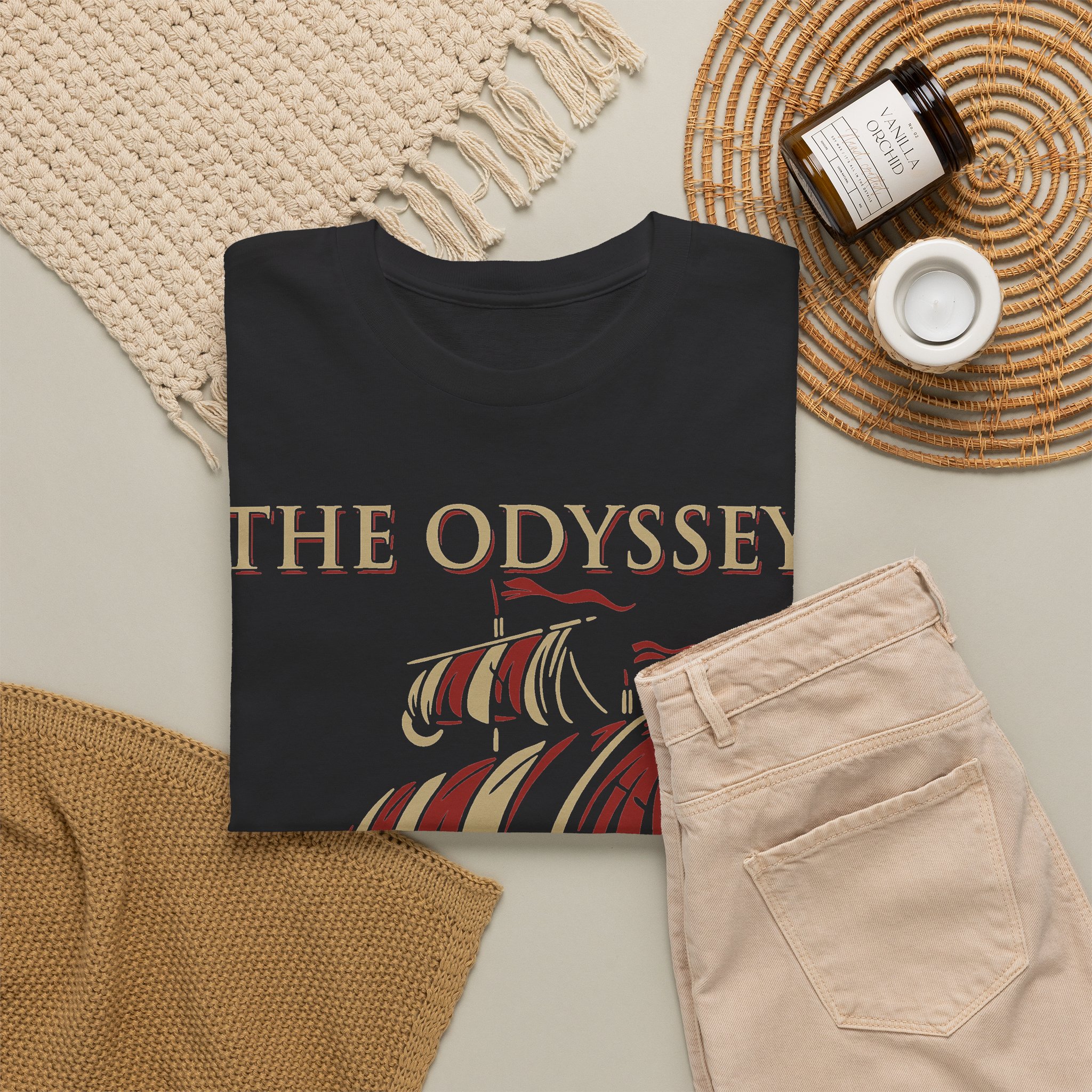 The Odyssey Homer 2026 Vintage Mythology Greek Ship T-Shirt - Image 2