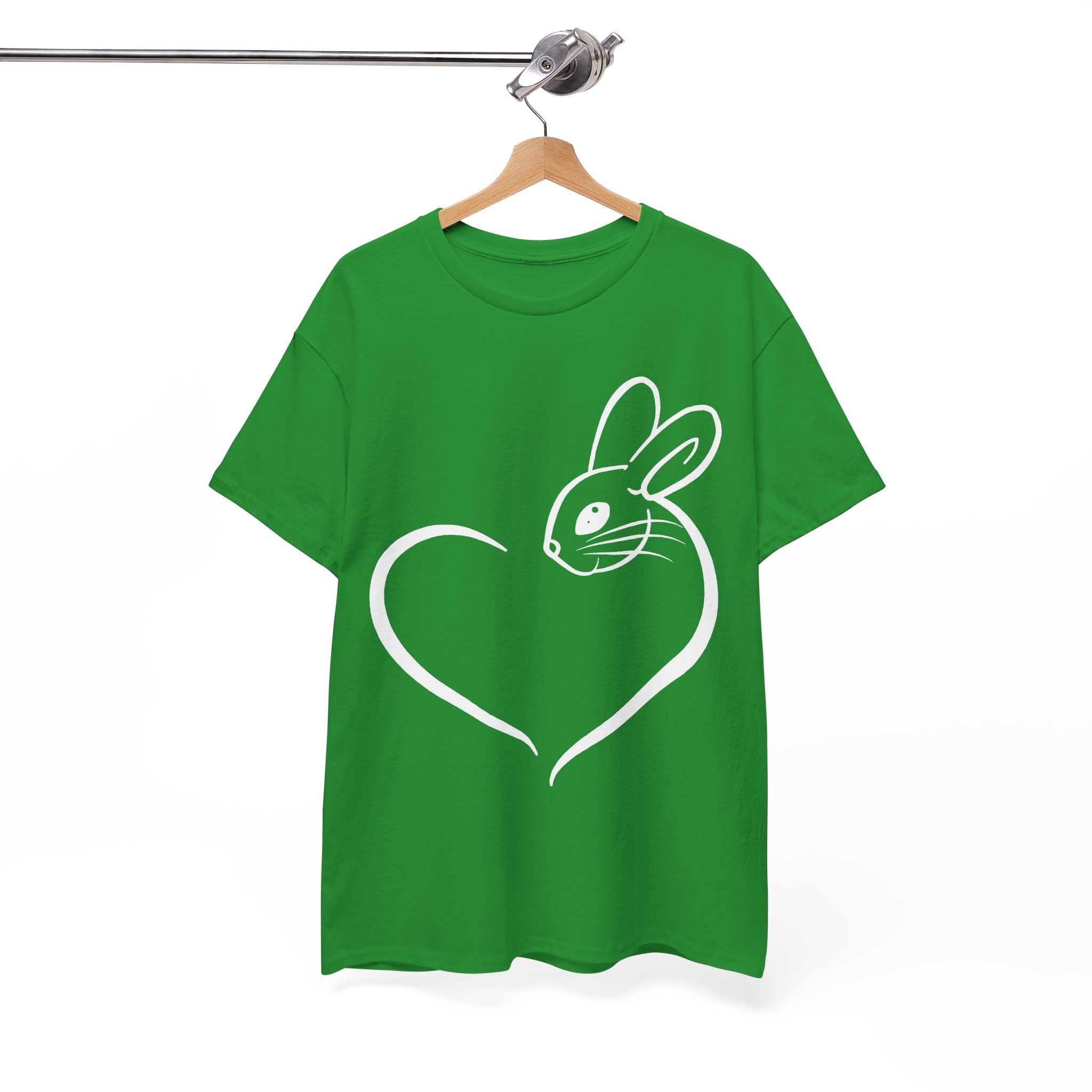 Bunny Rabbit Heart Love T‑Shirt - Image 5