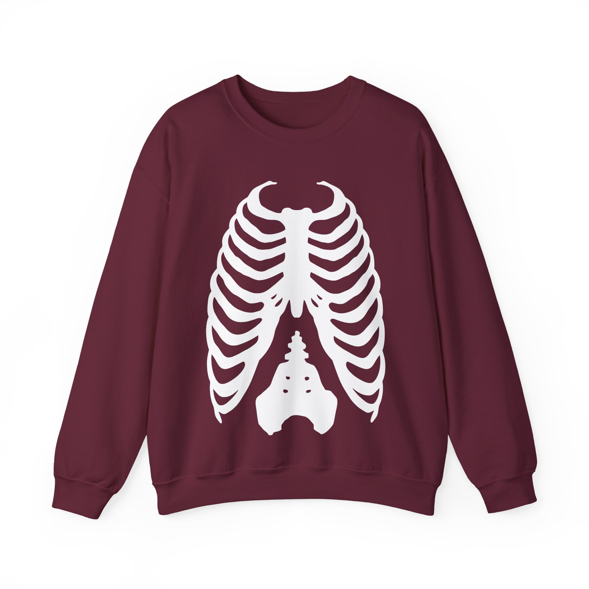 Skeleton Halloween Costume Sweatshirt - Image 6