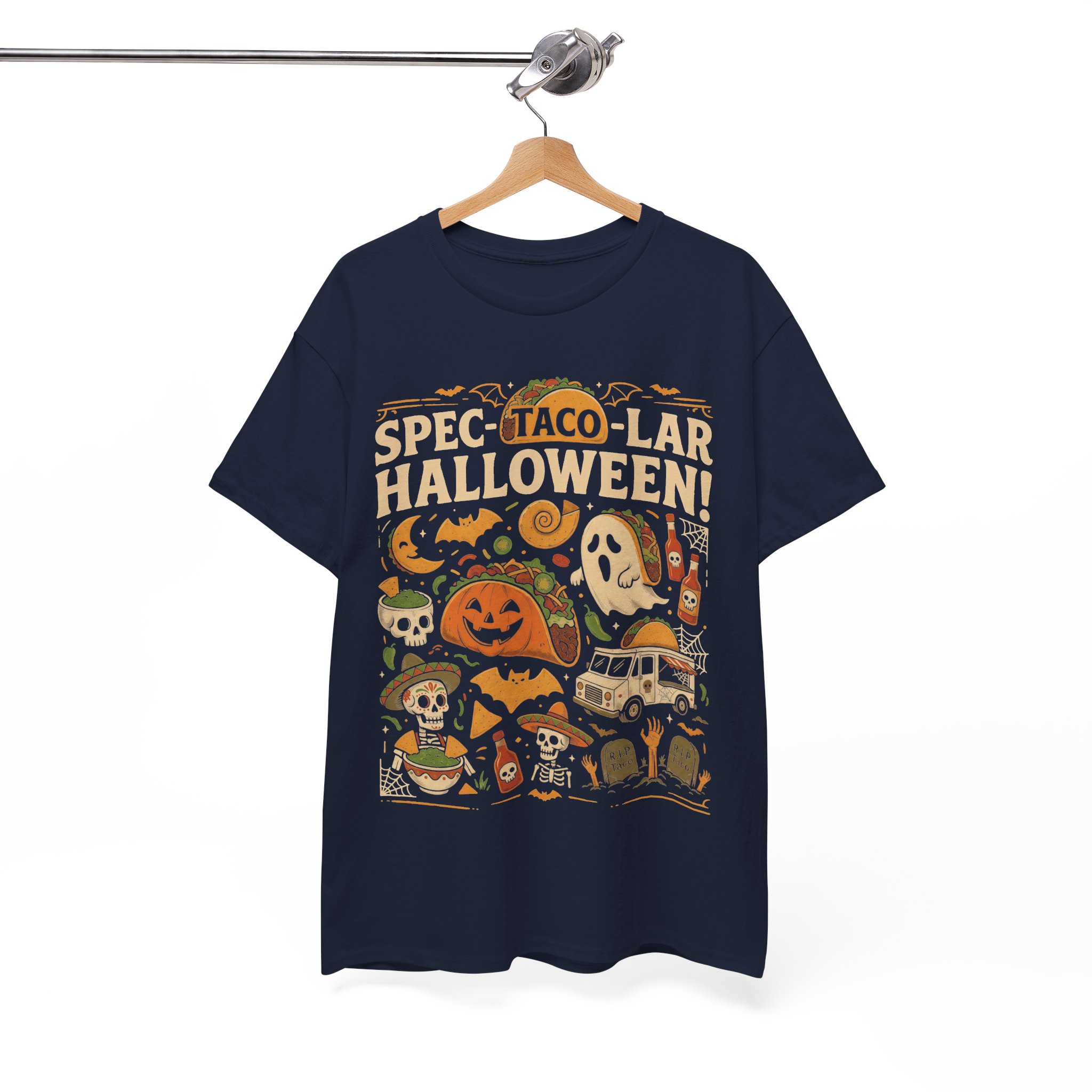 Spec-Taco-Lar Halloween Shirt - Funny Taco Halloween Party T-Shirt for Taco Lovers - Image 9