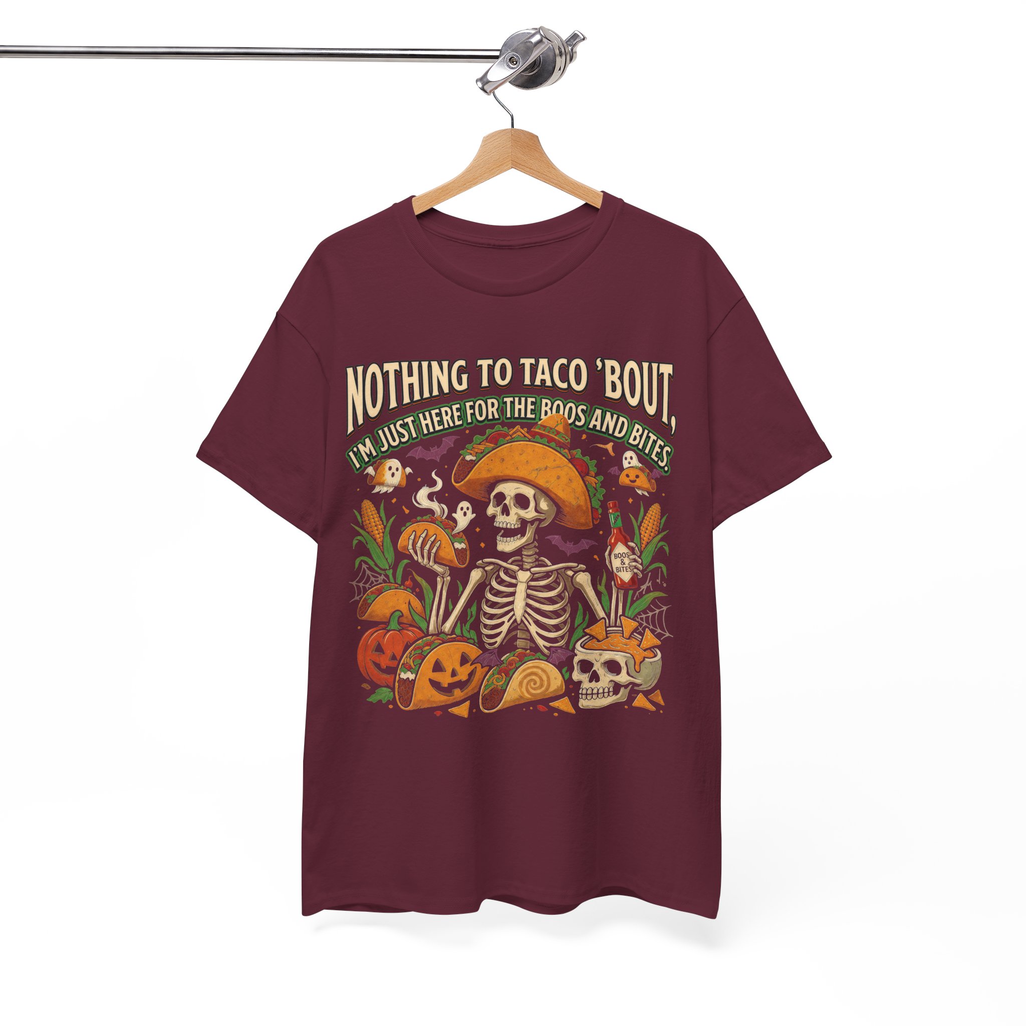 Nothing to Taco 'Bout Halloween Shirt - Funny Taco Halloween Party T-Shirt for Taco Lovers - Image 3