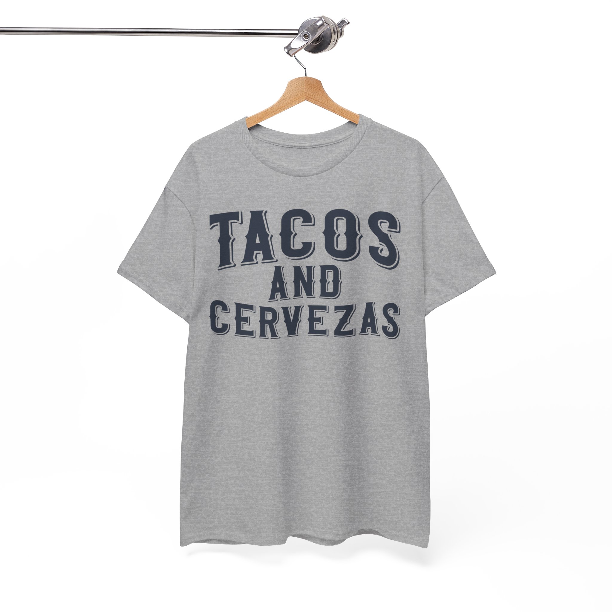 Tacos and Cervezas Tee - Funny Fiesta Taco Beer Shirt - Image 4
