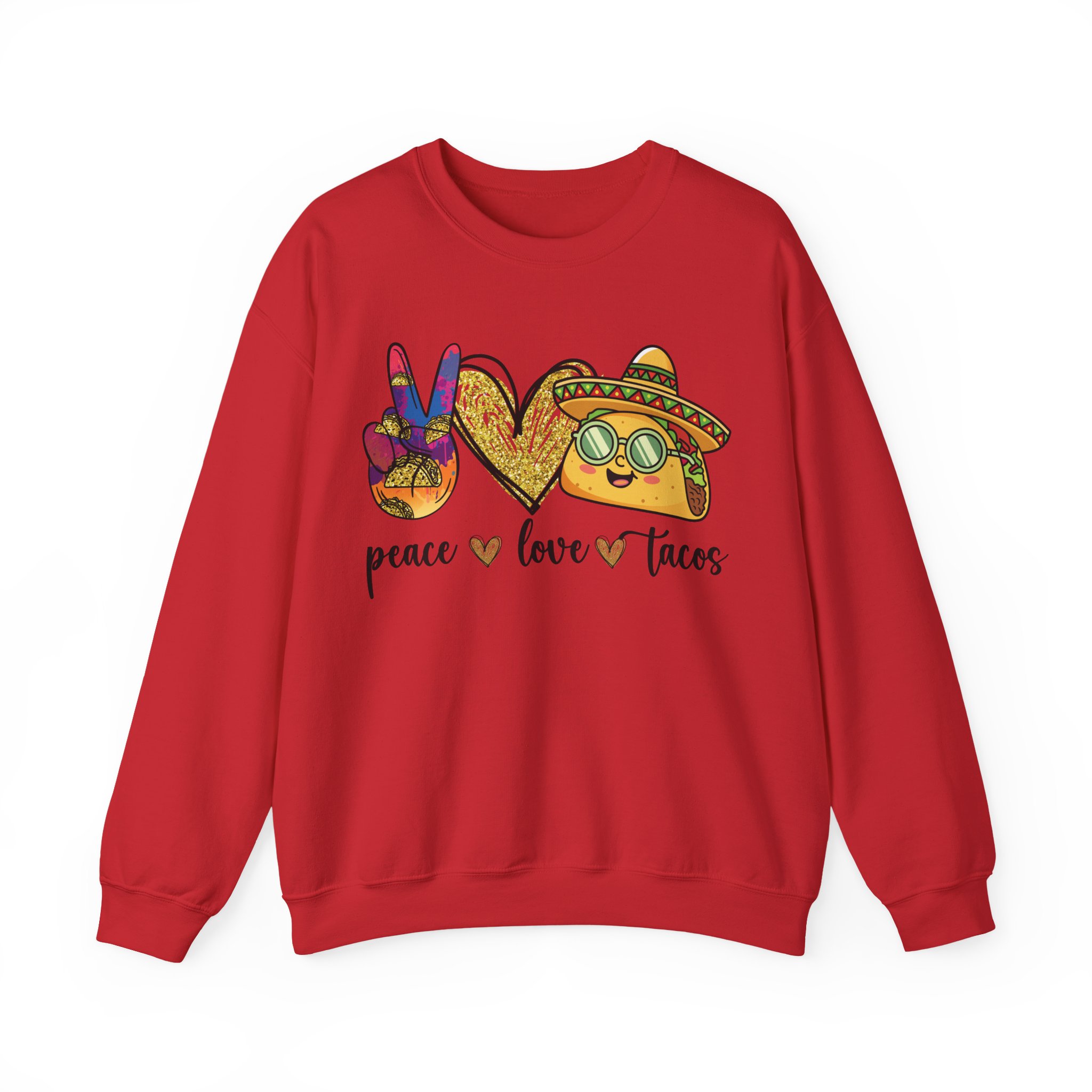 Peace Love Tacos Sweatshirt - Image 9