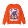 Just A Girl Who Loves Tacos Halloween Sweatshirt - Cute Ghost Taco Halloween Costume Sweatshirt
