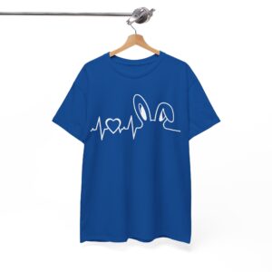 Bunny Heartbeat T‑Shirt for Pet Lover Tee