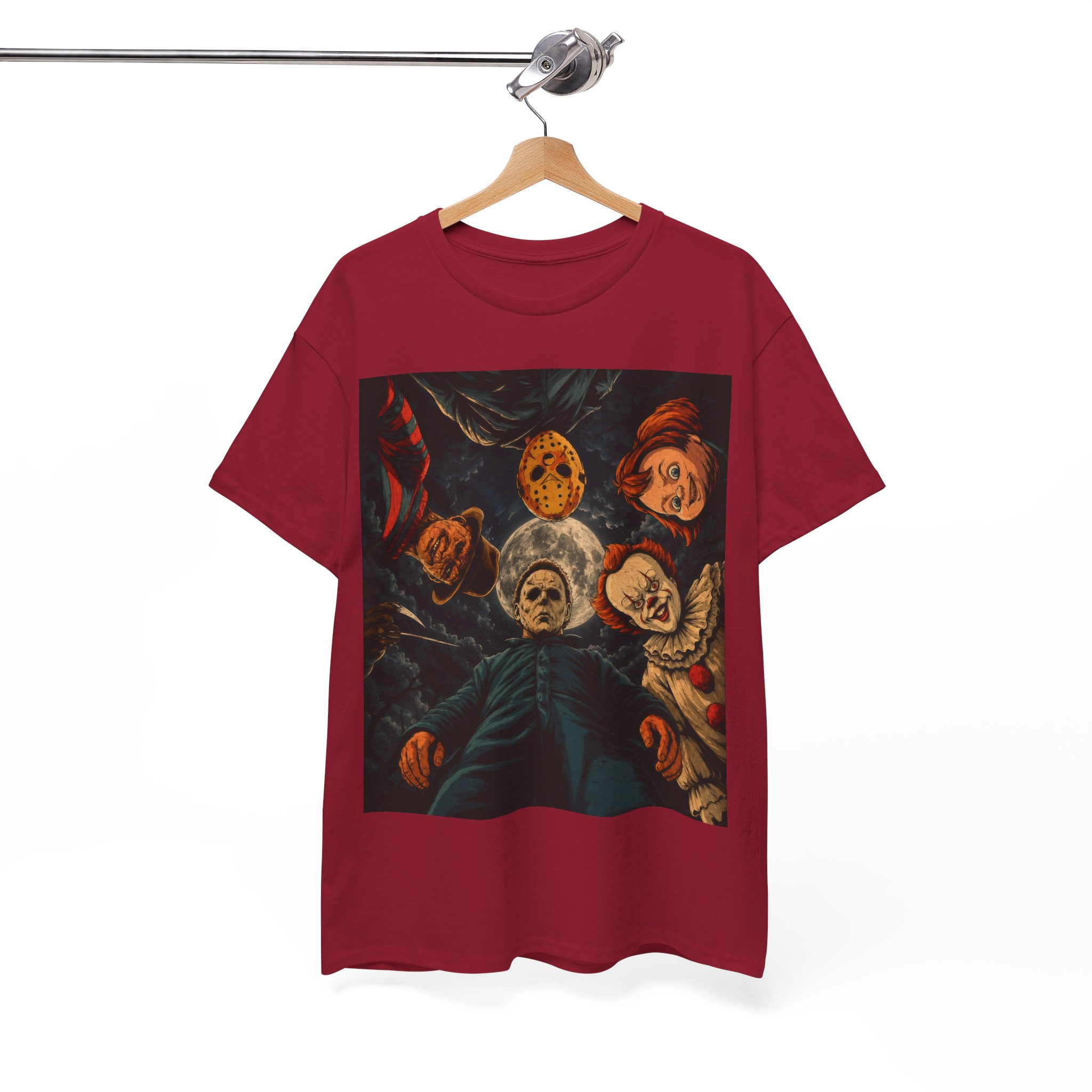 Vintage Horror Movie Inspired Halloween Shirt - Classic Slasher Movie Graphic Tee - Spooky Season T-Shirt - Image 13
