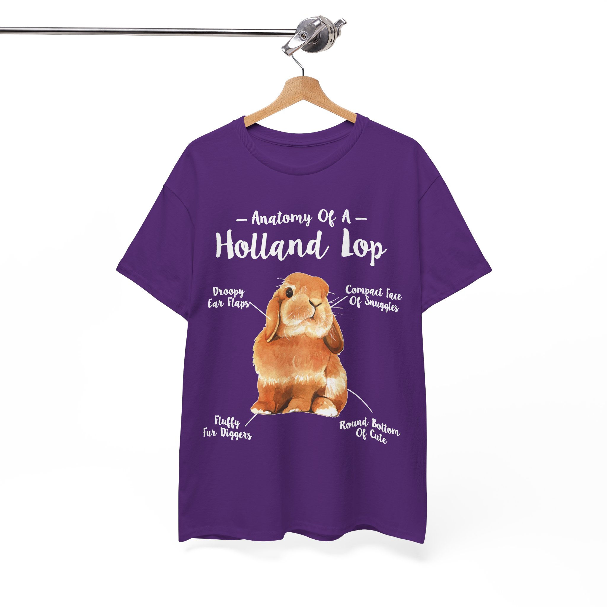 Anatomy Holland Lop Bunny Rabbit Lovers T‑Shirt - Image 10