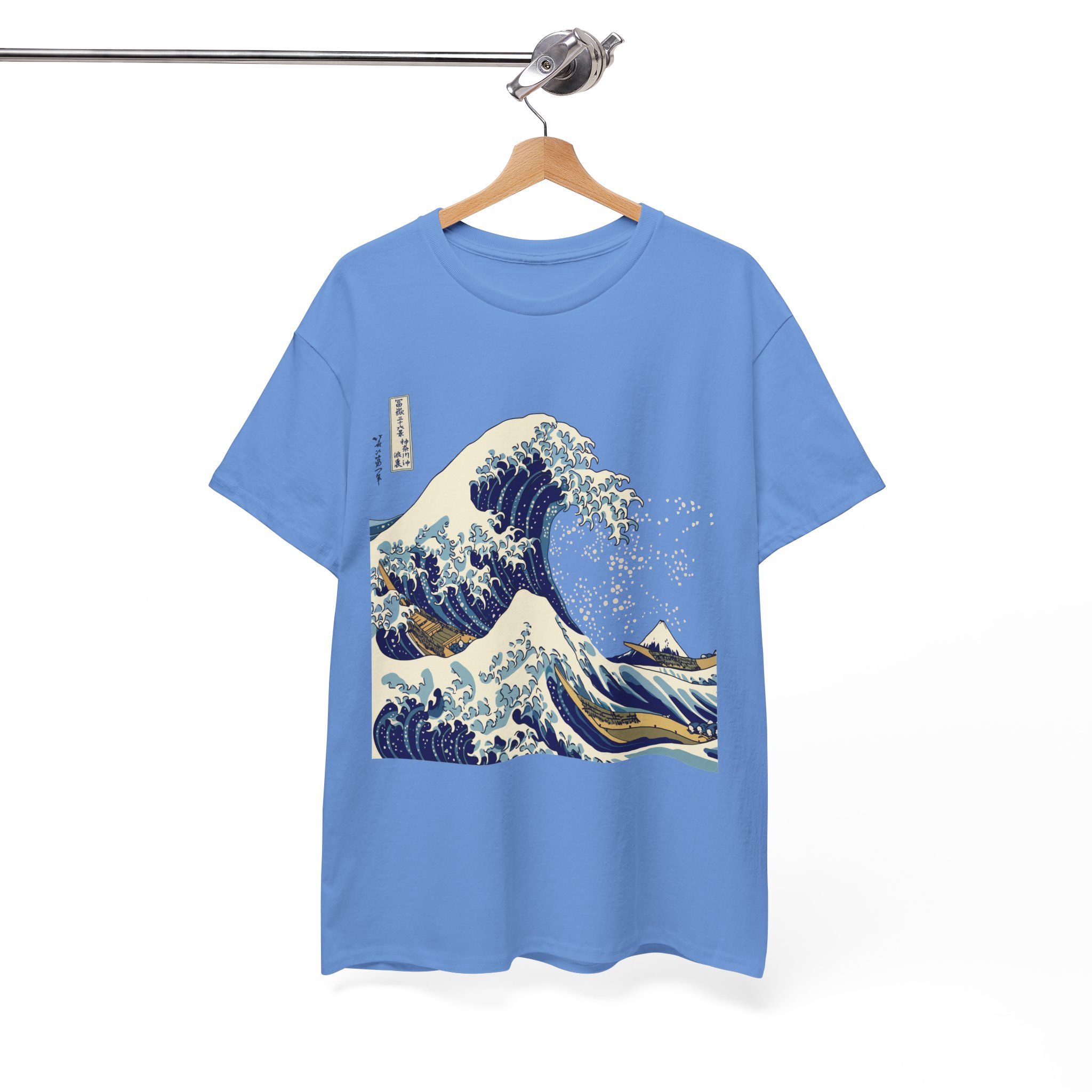 Great Wave Off Kanagawa Japanese T-Shirt - Image 7