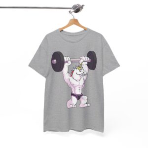 Weightlifting Unicorn T-Shirt - Funny Gym Unicorn Tee for Fitness Fans