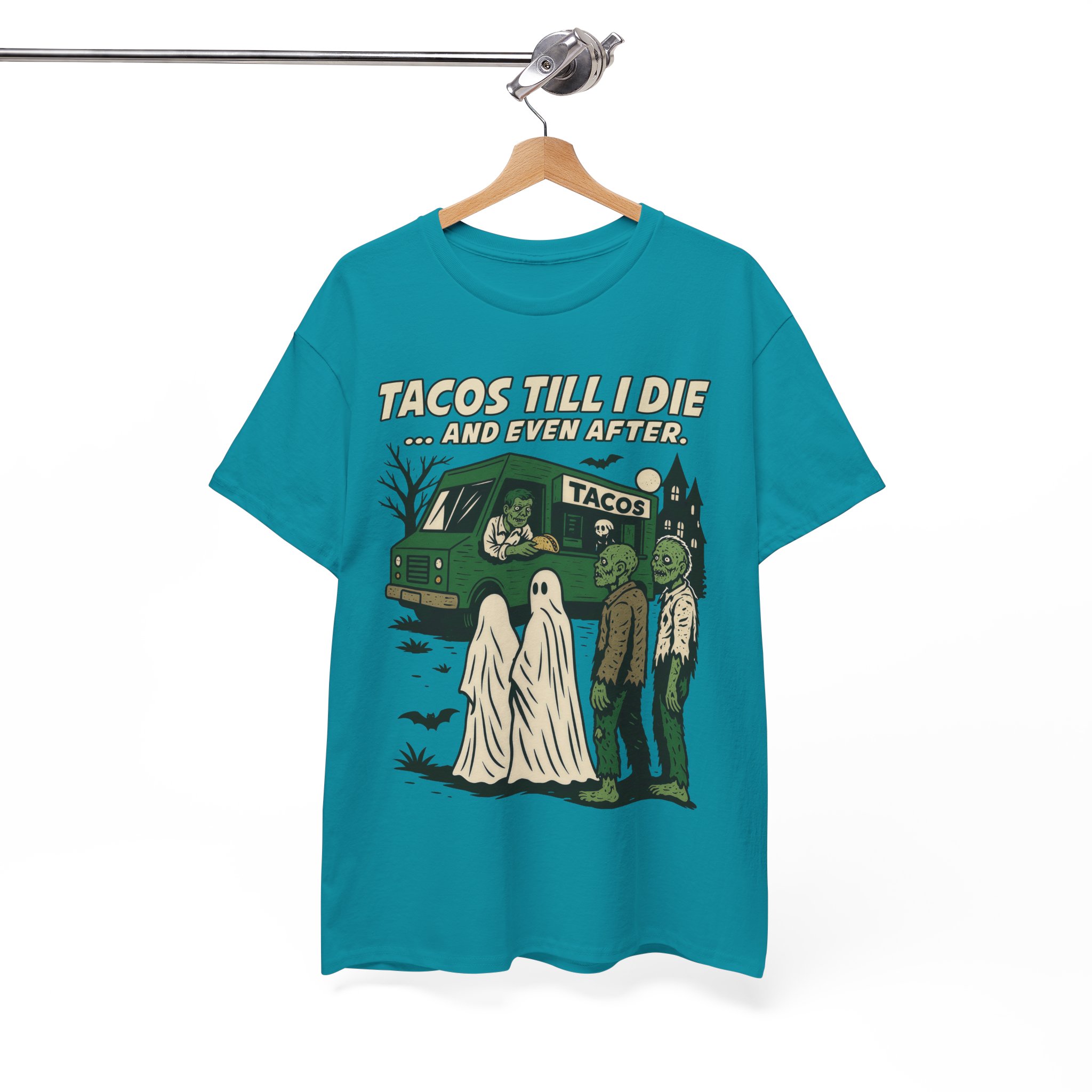 Tacos Till I Die Shirt - Funny Taco Halloween T-Shirt for Taco Lovers - Image 11