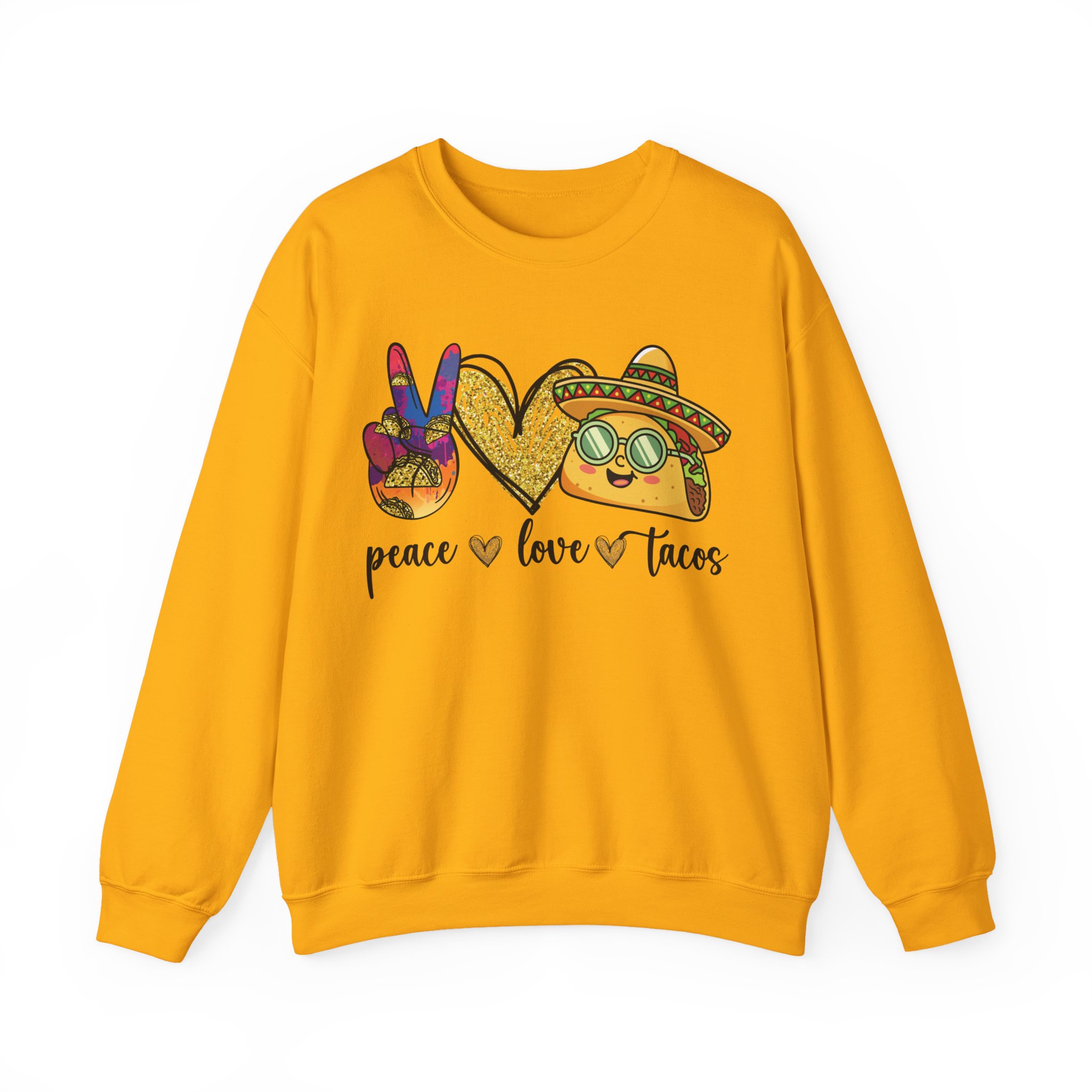 Peace Love Tacos Sweatshirt - Image 4