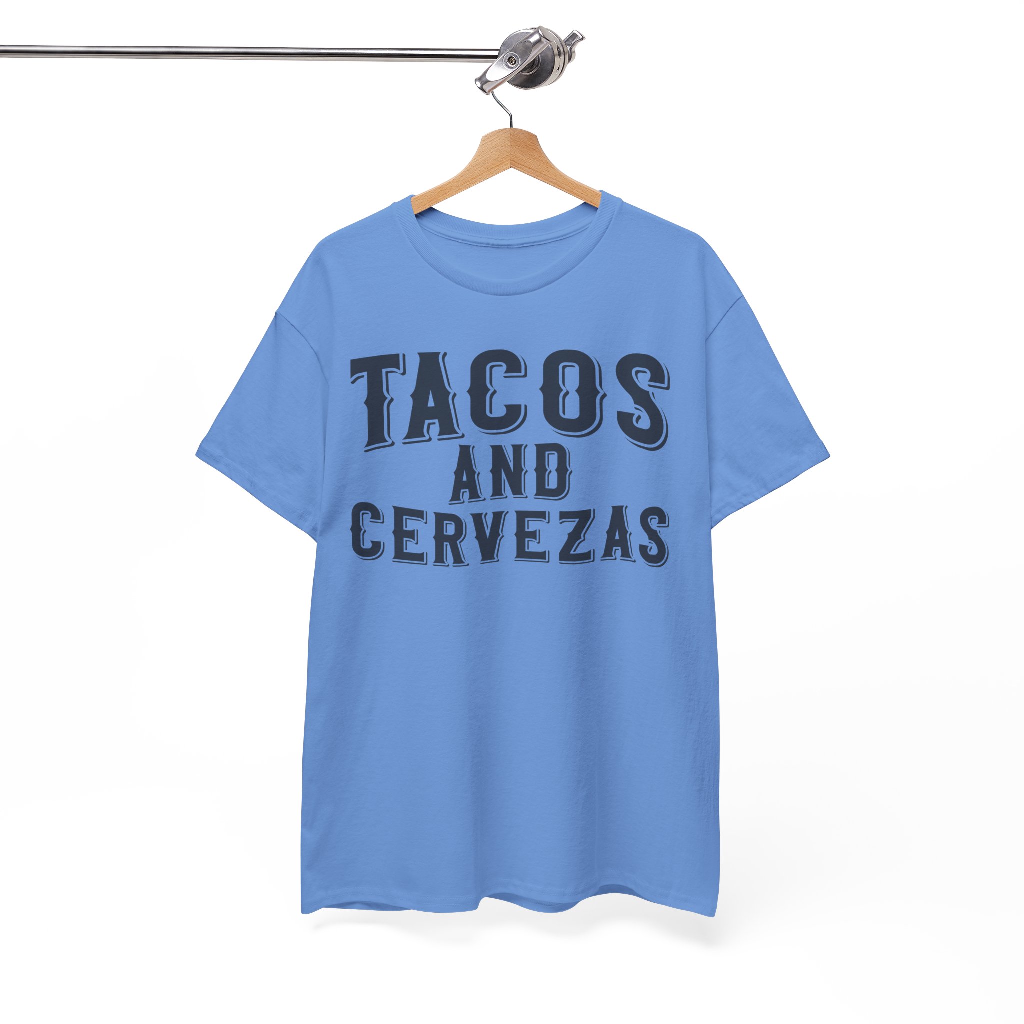 Tacos and Cervezas Tee - Funny Fiesta Taco Beer Shirt - Image 8