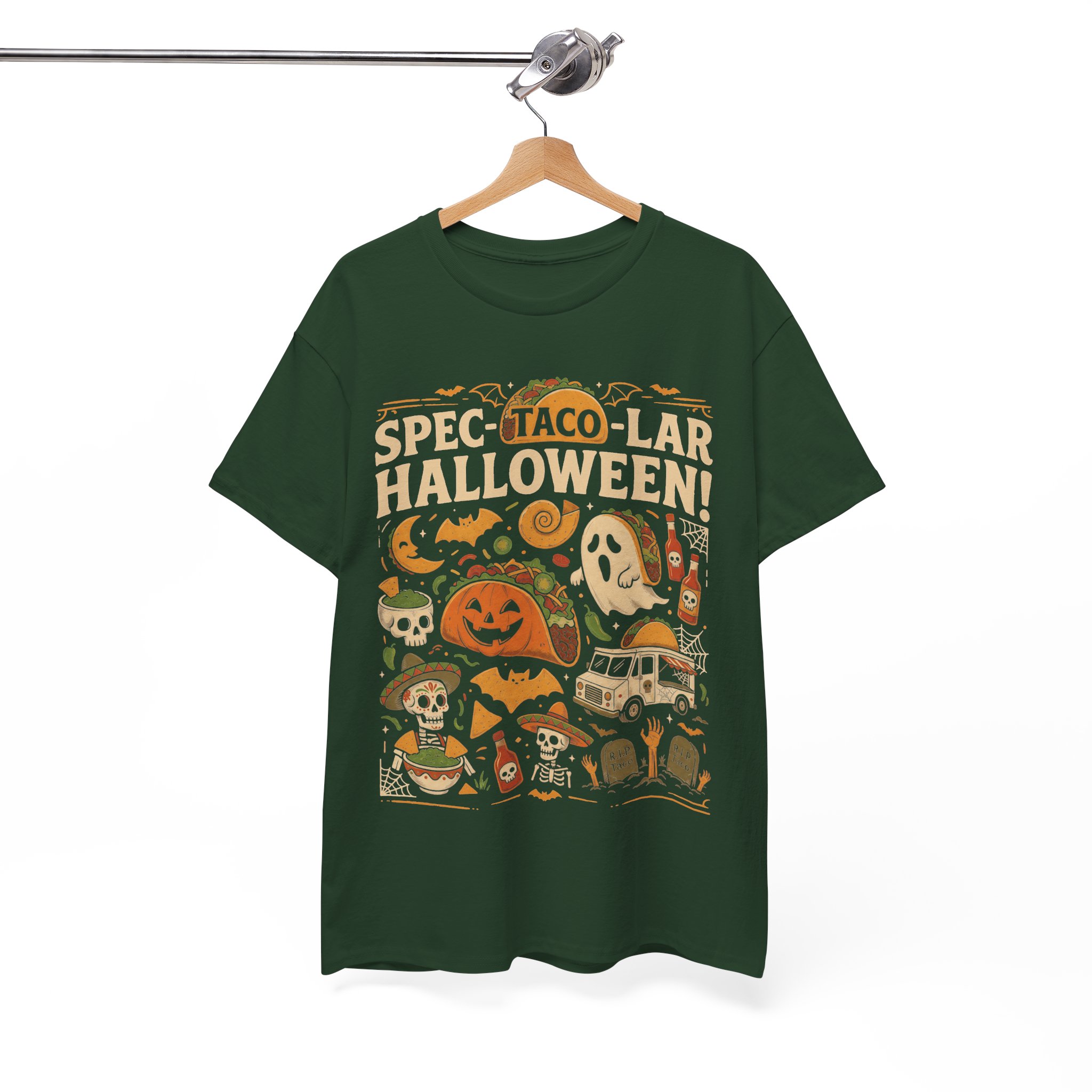 Spec-Taco-Lar Halloween Shirt - Funny Taco Halloween Party T-Shirt for Taco Lovers - Image 6