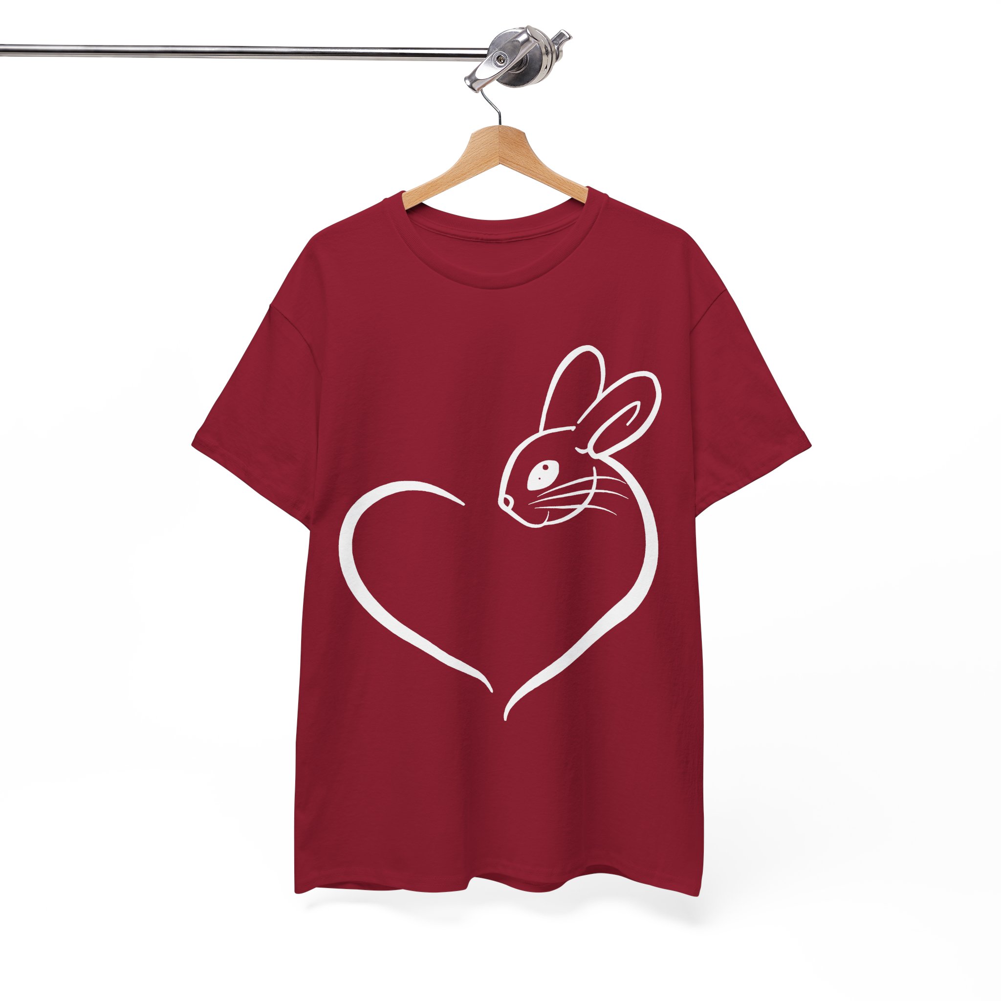 Bunny Rabbit Heart Love T‑Shirt - Image 12